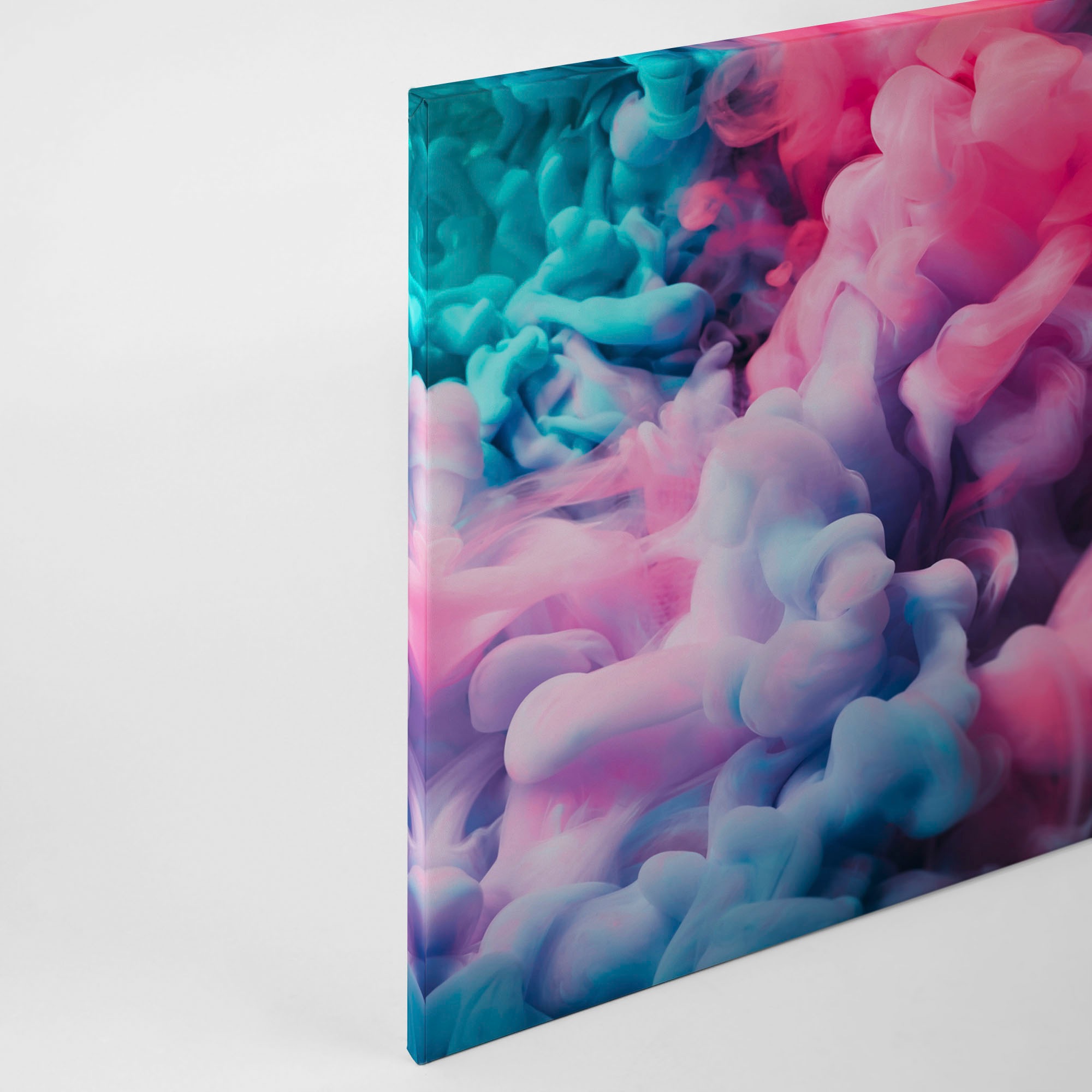 A.S. Création Leinwandbild »Colored Smoke«, Kunst-Abstrakt-Kinder, (1 St.), Bunter Rauch Keilrahmen Jungedzimmer Leinwand-Bild Wohnzimmer modern