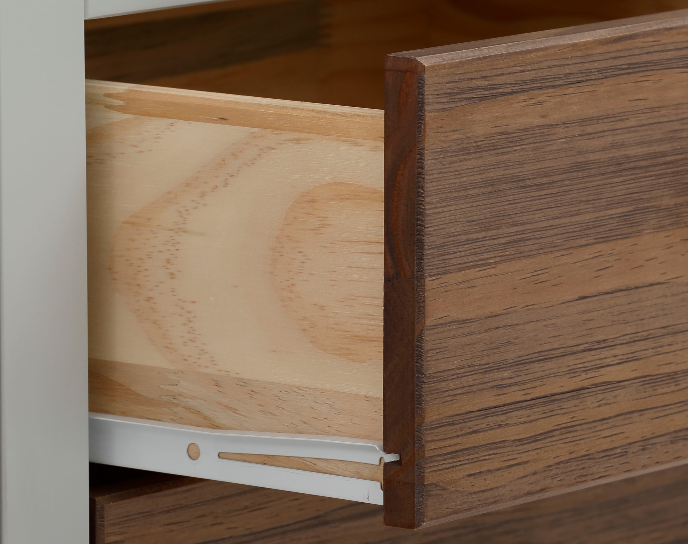 Home affaire Hochschrank »Borey«,  aus Massivholz