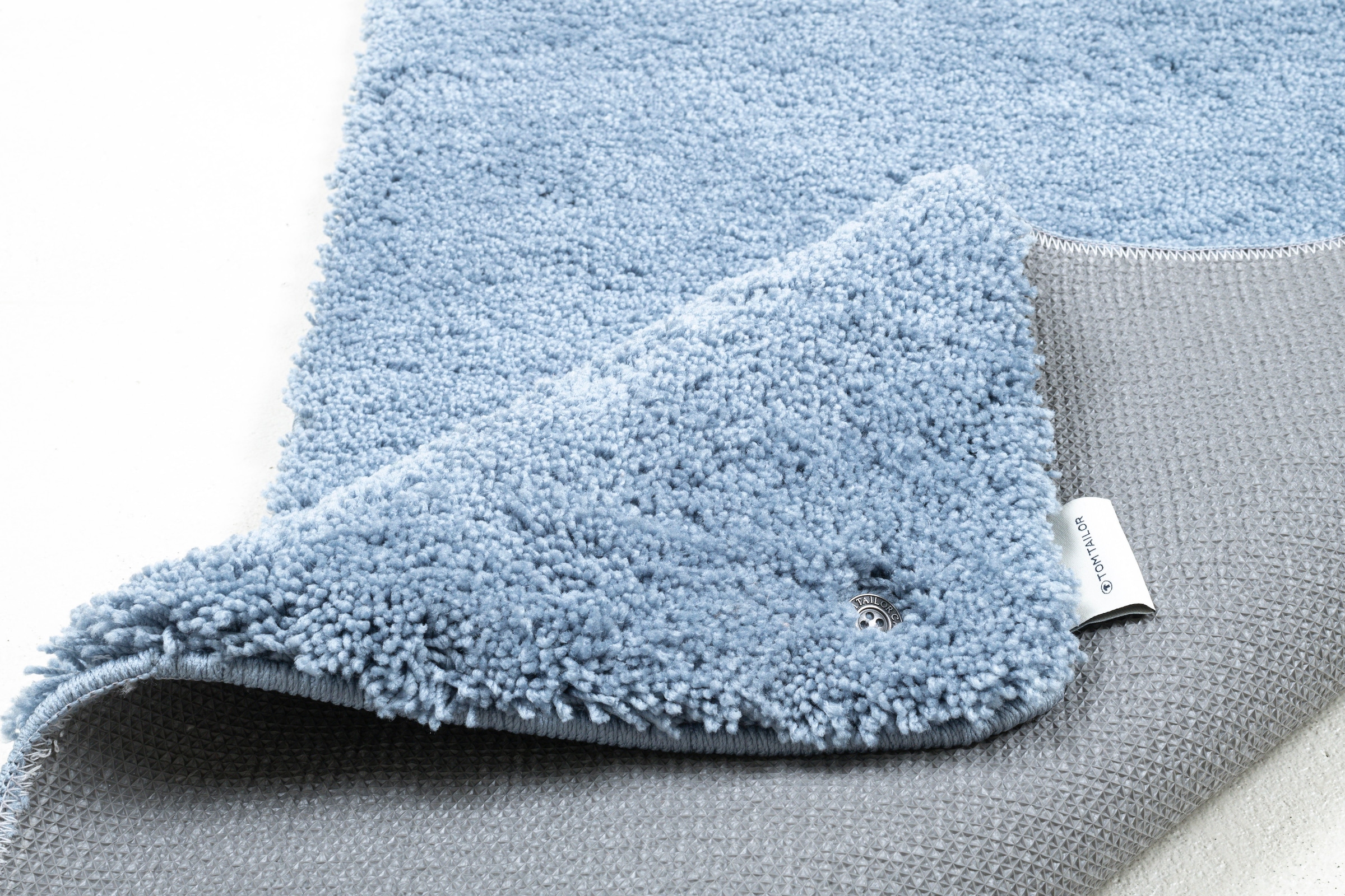 TOM TAILOR HOME Badematte »Cozy Bath UNI«, rutschhemmend beschichtet, fußbodenheizungsgeeignet, Badteppich, Uni Farben, rechteckig, rund und oval erhältlich