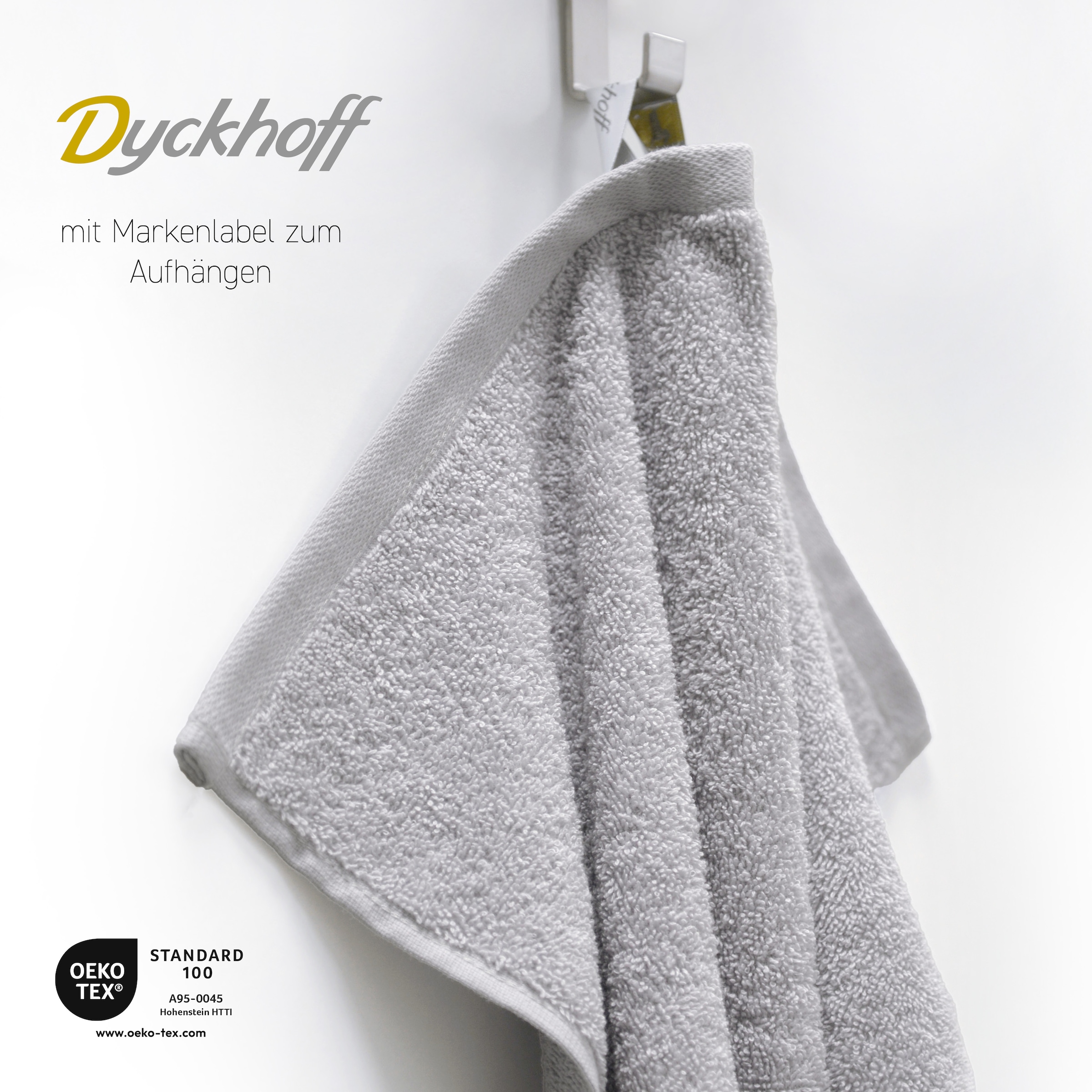 Dyckhoff Handtuch Set »Chenille«, Set, 3 tlg., Frottier, Set beinhaltet: 2x Handtuch (50x100cm) und 1x Duschtuch (70x140cm)