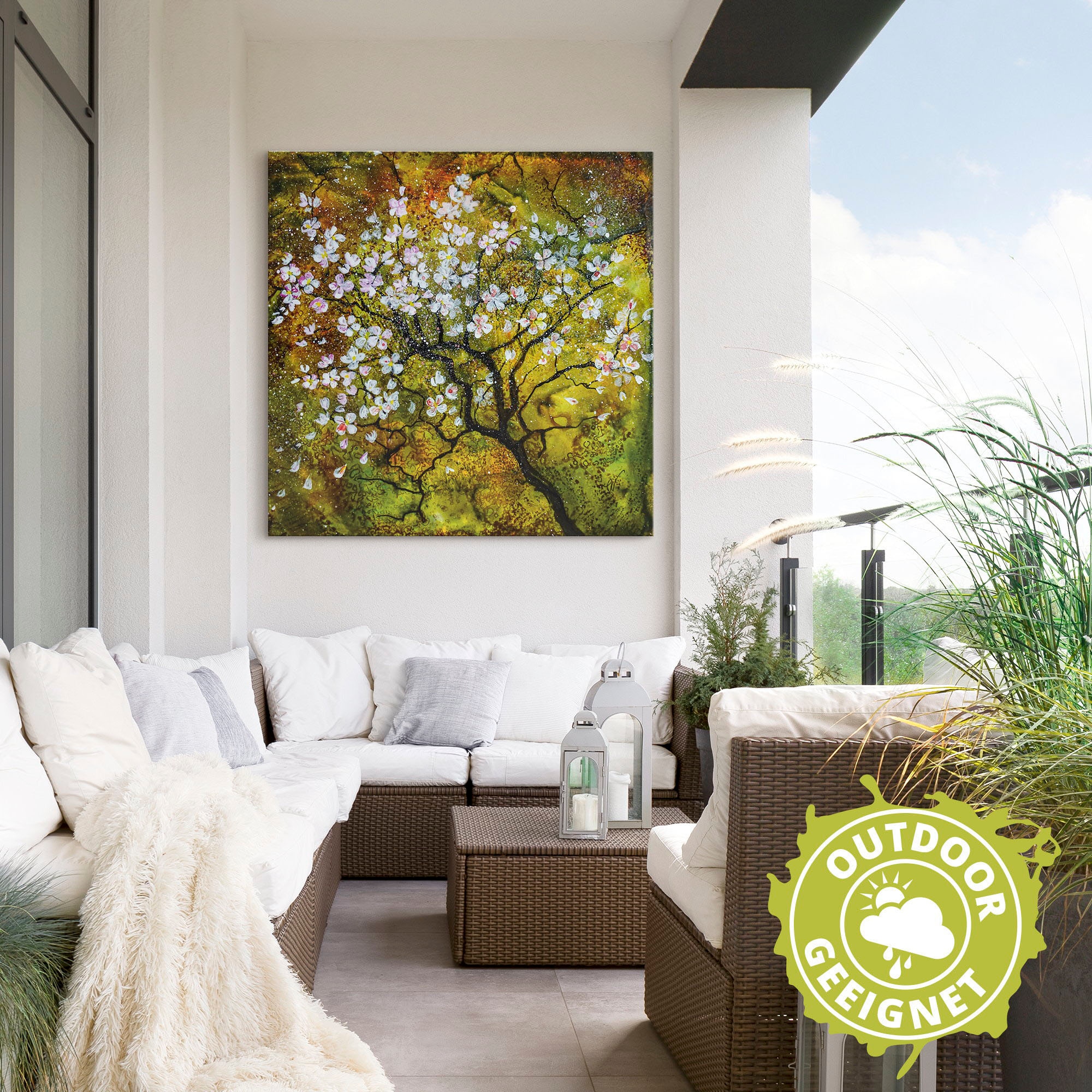 Artland Wandbild »Kirschblüte«, Baumbilder, (1 St.), als Alubild, Outdoorbild, Leinwandbild, Wandaufkleber, versch. Größen