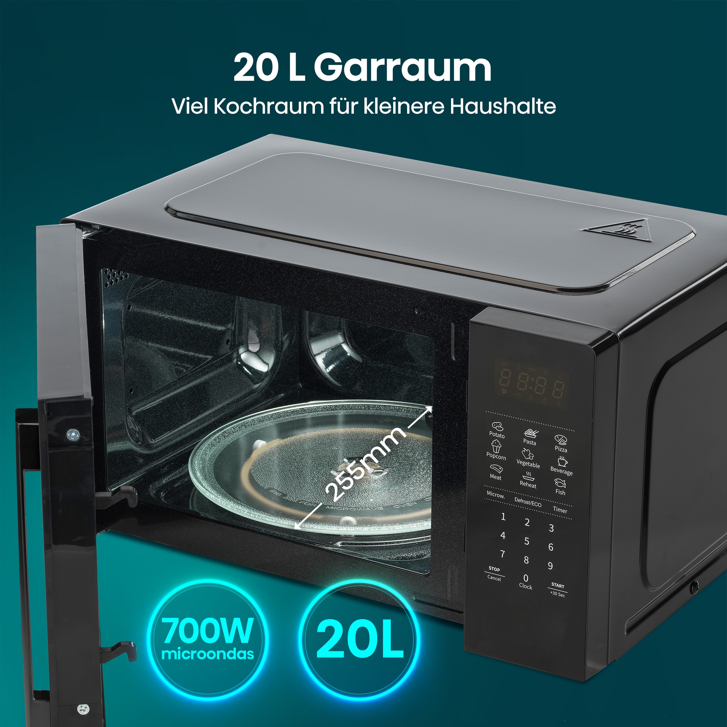 Hisense Mikrowelle »H20MOBS4I«, Mikrowelle, 1050 W, Inverter Technologie