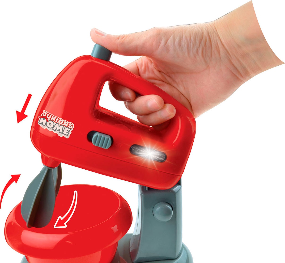 Happy People Kinder-Haushaltsset »Standmixer und Mixer mit Topf«, mit Licht- und Soundeffekt