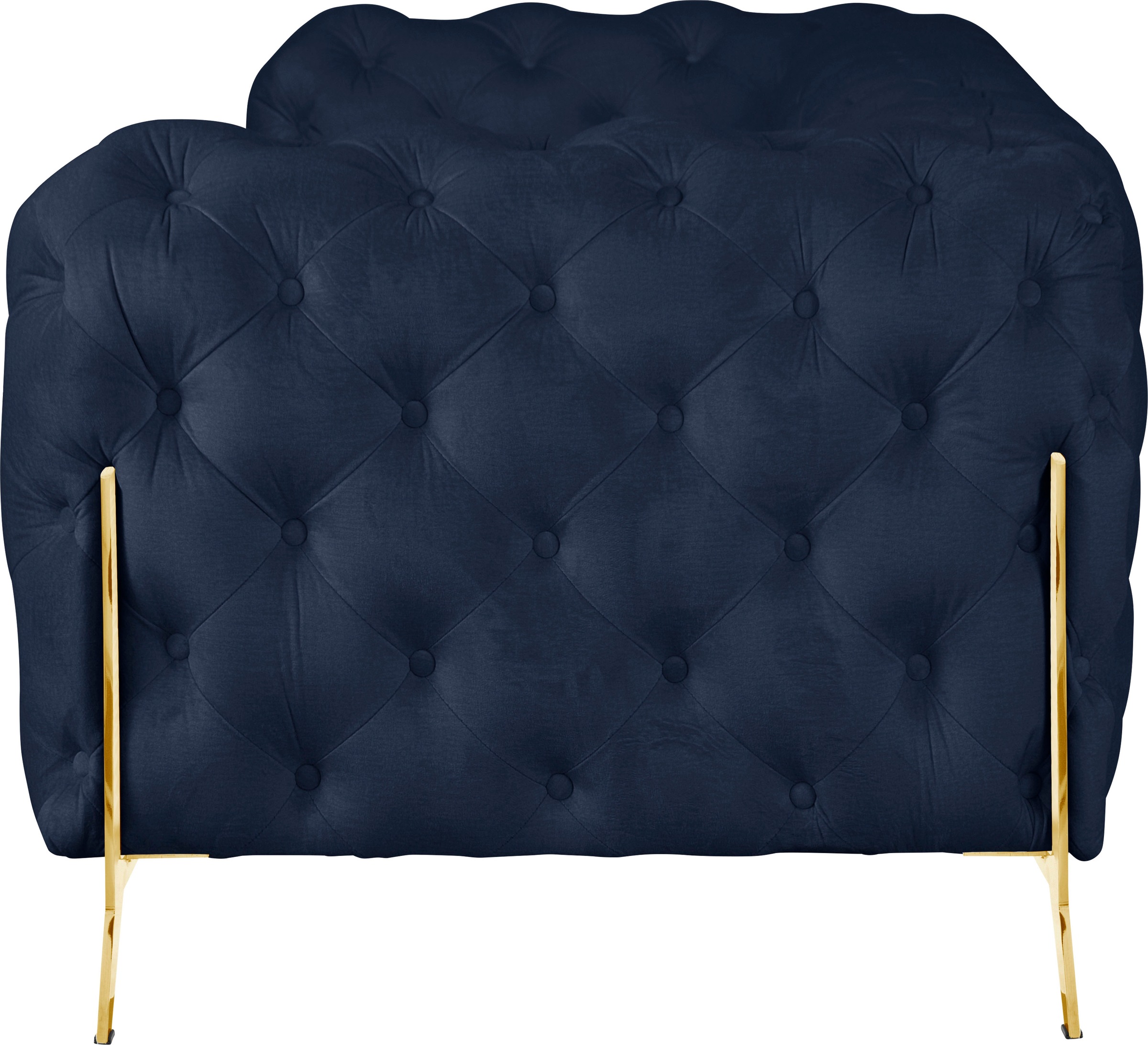 Leonique Chesterfield-Sofa »Amaury«, aufwändige Knopfheftung, moderne Chesterfield Optik, Fußfarbe wählbar