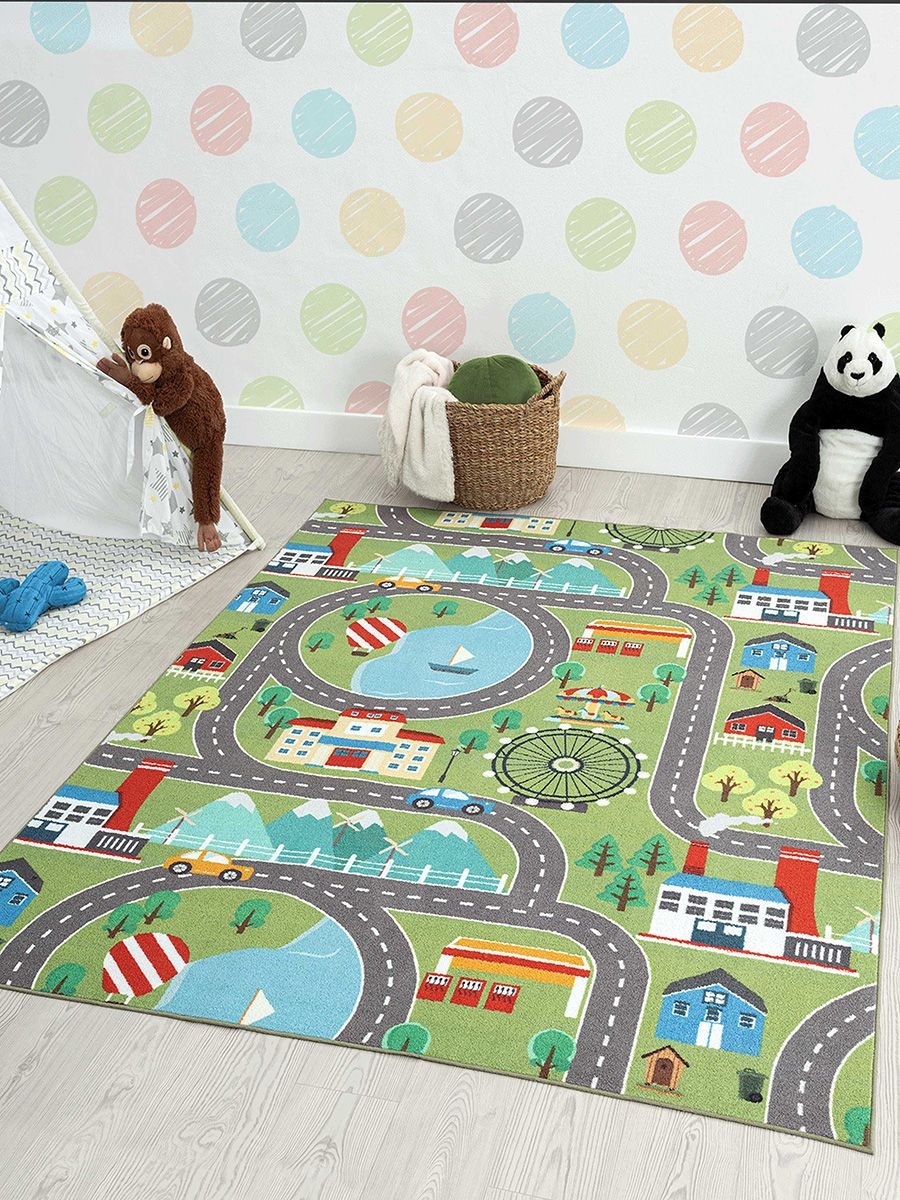 the carpet Teppich »Happy Life round«, rund, 4 mm Höhe, Life Kinderzimmer T günstig online kaufen