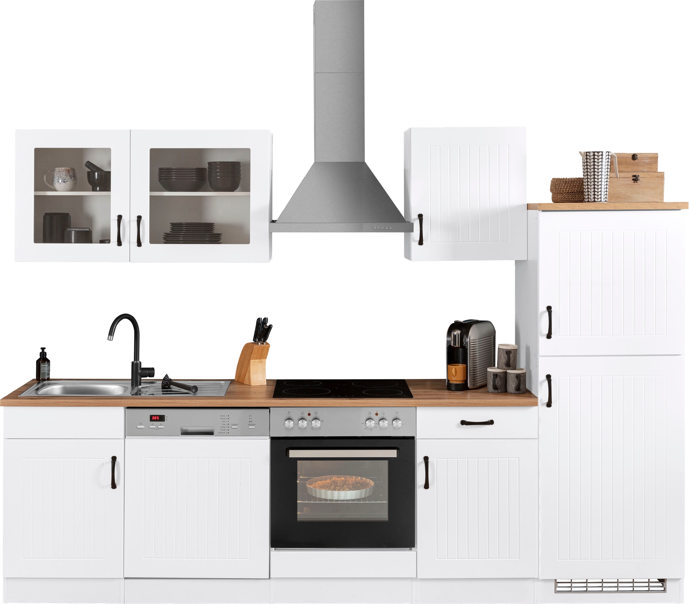 KOCHSTATION Küchenzeile »KS-Athen«, ohne E-Geräte, Breite 280 cm günstig online kaufen