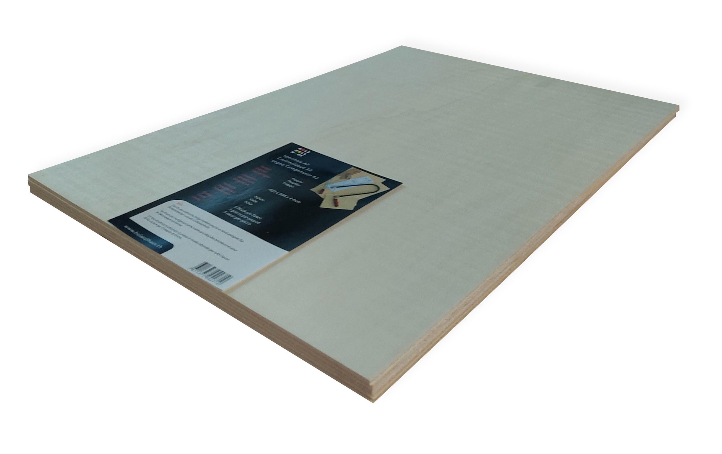 Holz Zollhaus Bastelnaturmaterial »A2, 5er Set« Holzart: Pappel (Italien)
