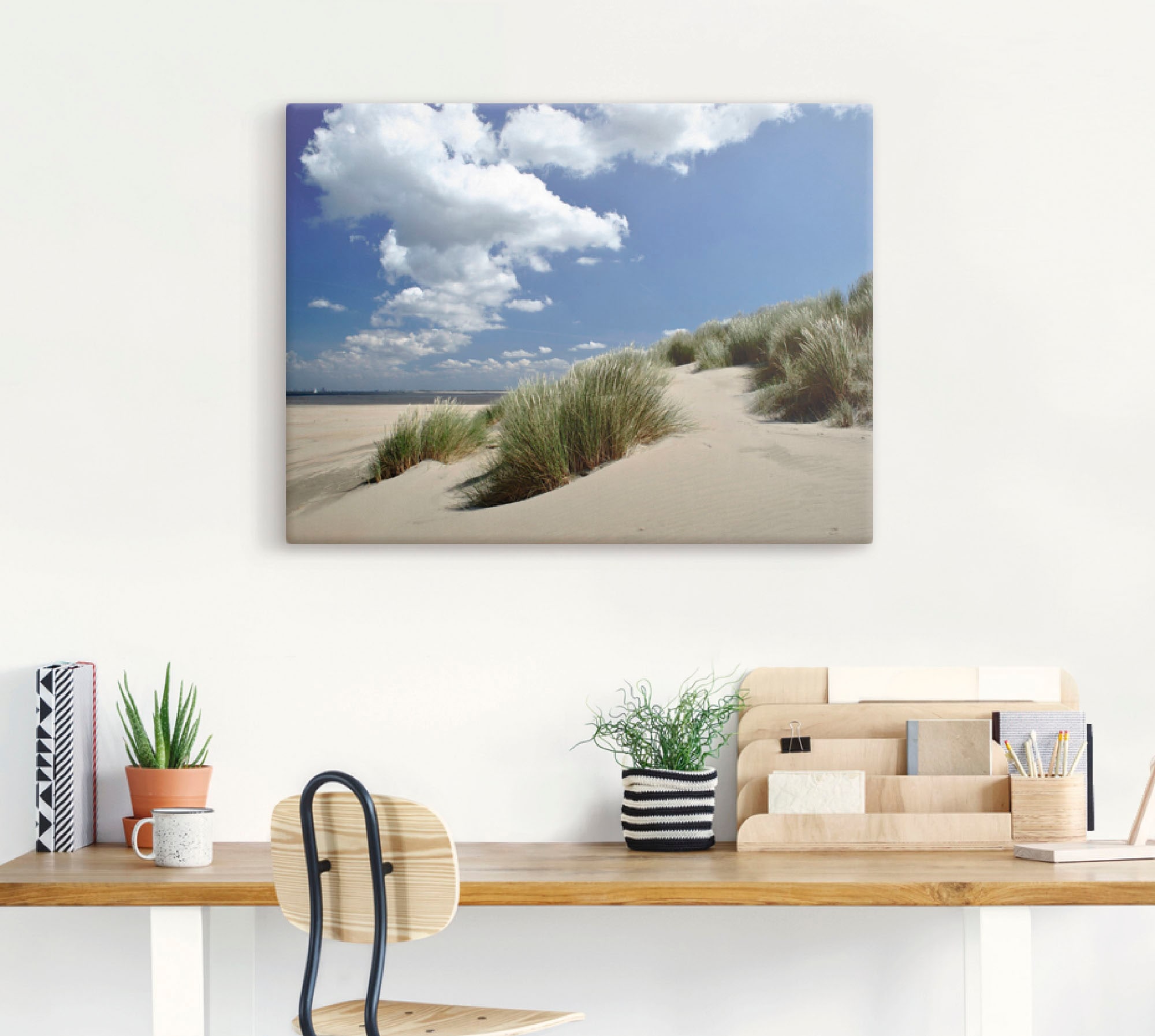 Artland Wandbild »Strandimpressionen«, Strand, (1 St.), als Leinwandbild, P günstig online kaufen