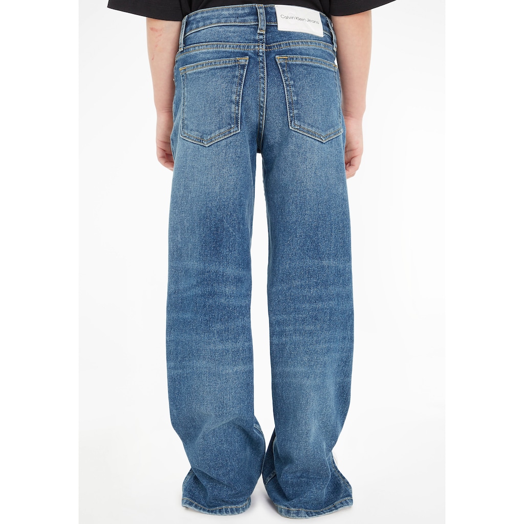 Calvin Klein Jeans Stretch-Jeans »HR WIDE LEG MID BLUE«