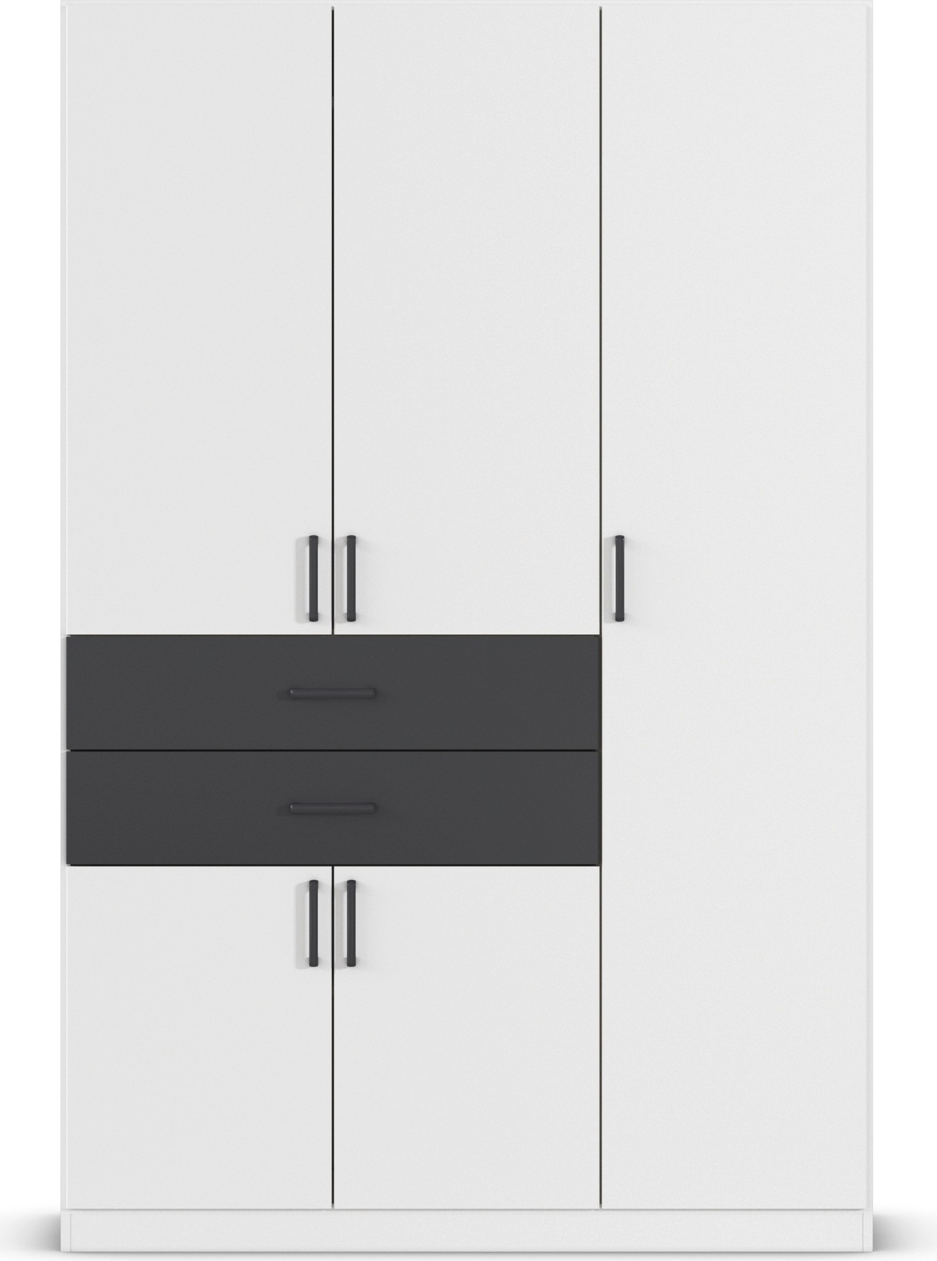 rauch Drehtürenschrank »Kleiderschrank Schrank Garderobe MAIKA mit Dekor-Front«, 2 Schubladen, in verschiedenen Breiten, Höhen, Farben, MADE IN GERMANY