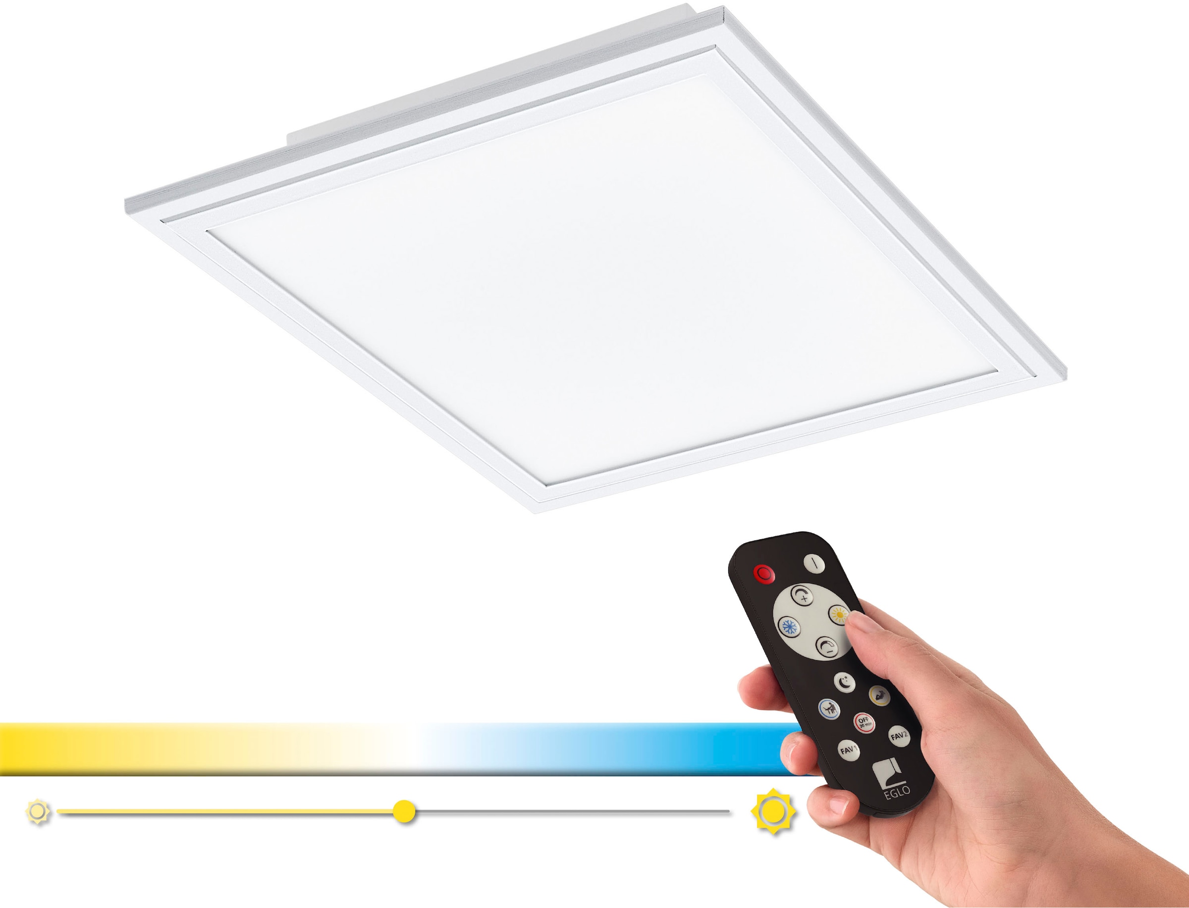 EGLO Deckenleuchte »SALOBRENA-A«, 1 flammig, Leuchtmittel LED-Board   LED f günstig online kaufen