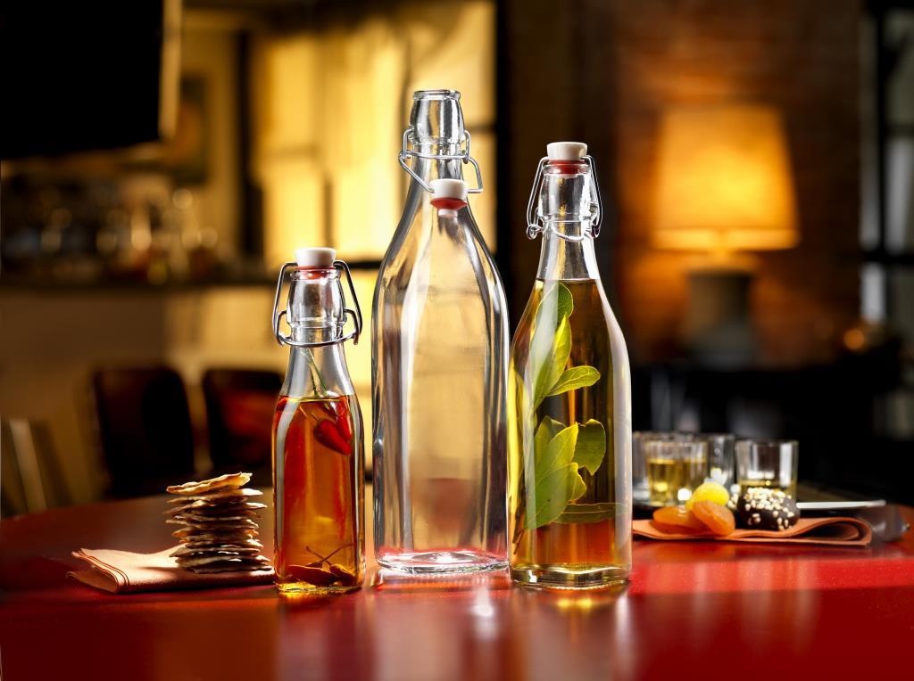 Bormioli Rocco Einmachglas »Flasche Swing 0,5l, 12 Stück« Set, 12 tlg. mit Bügelverschluss