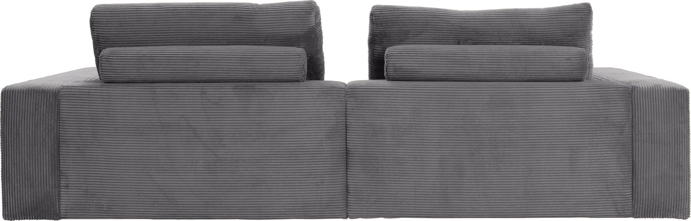 alina Big-Sofa »Sandy«, 266 cm breit und 123 cm tief, in modernem Cordstoff