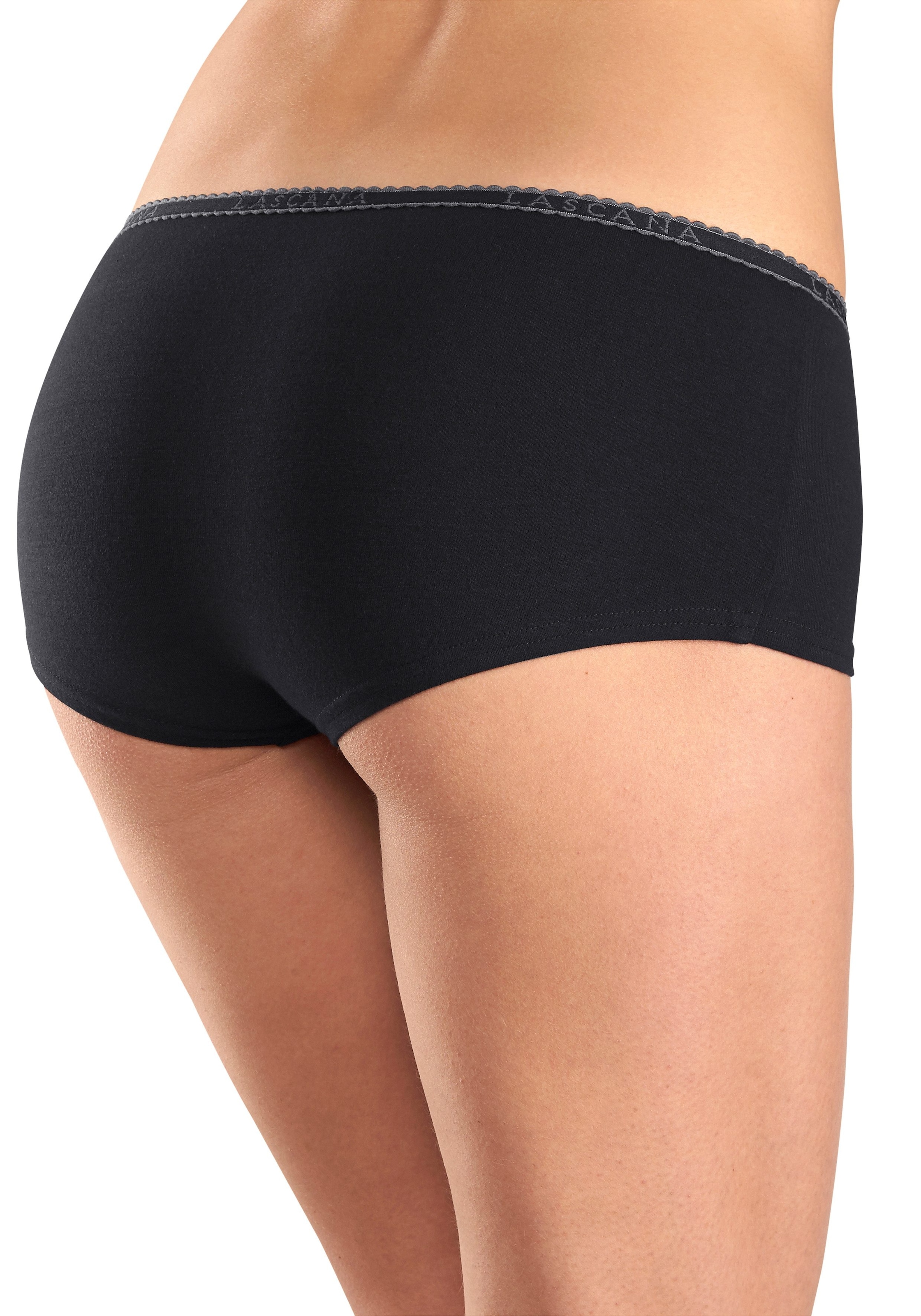 4 Panty, (Packung, Online-Shop im elastischer kaufen LASCANA aus Baumwoll-Qualität St.),