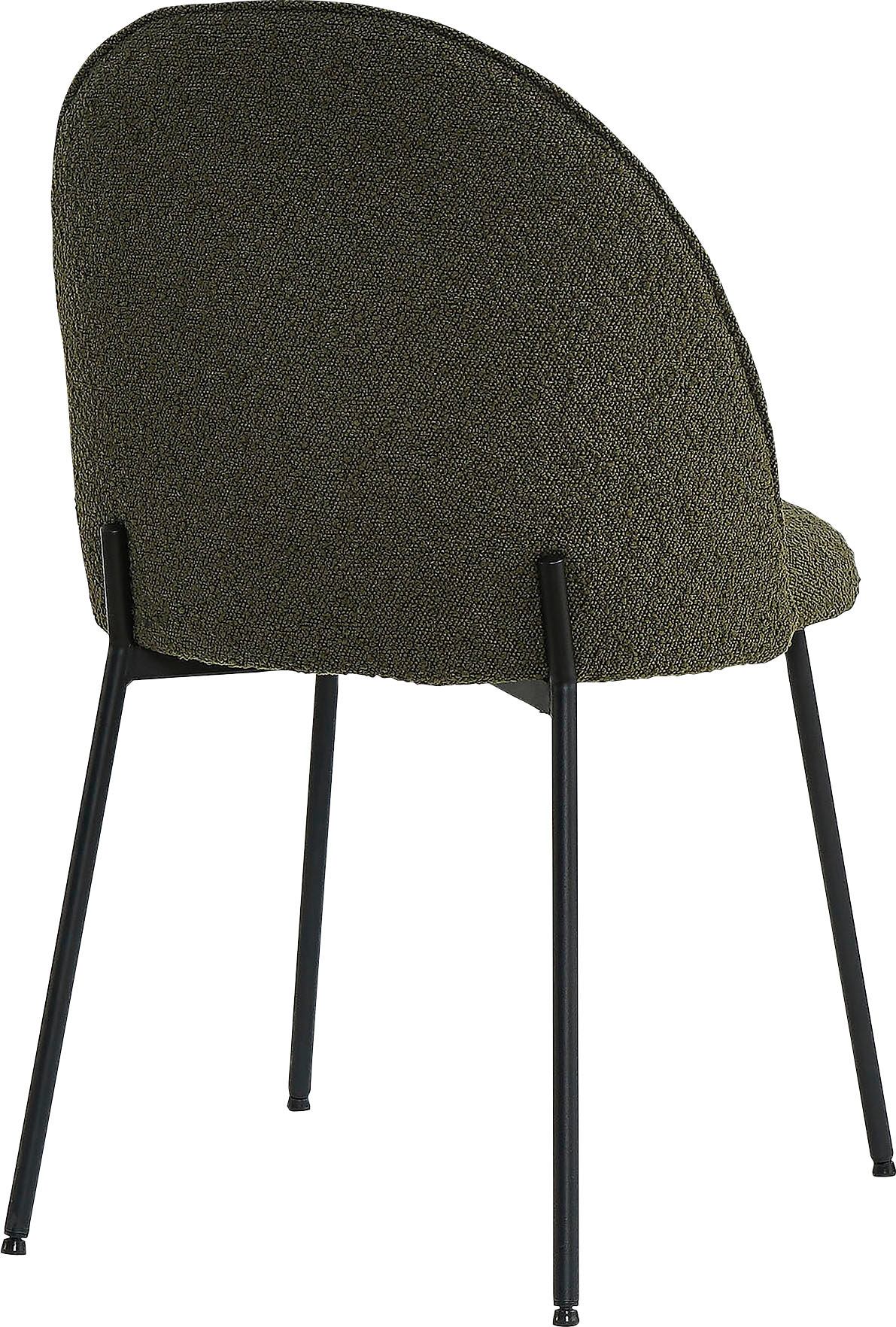 TOM TAILOR HOME Polsterstuhl, (Set), 2 St., Bouclé, mit abgerundeter Rückenlehne