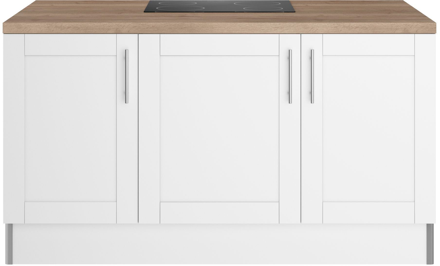 KOCHSTATION Kochinsel »KS-Ahus«, Kücheninsel, Breite 160 cm, wahlw. mit E-G günstig online kaufen