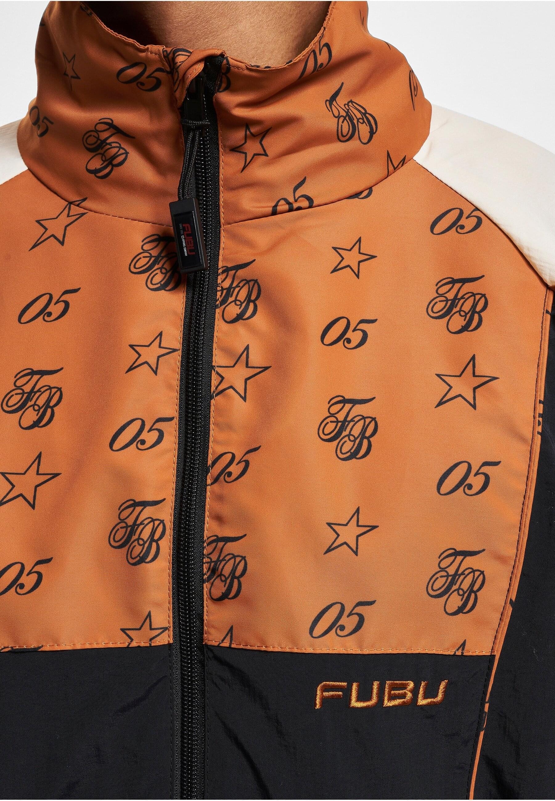 Fubu Trainingsjacke »Fubu Herren FM234-013-2 FUBU FB Initials Aop Block Track Jacket« 1 Stk. tlg. ohne Kapuze