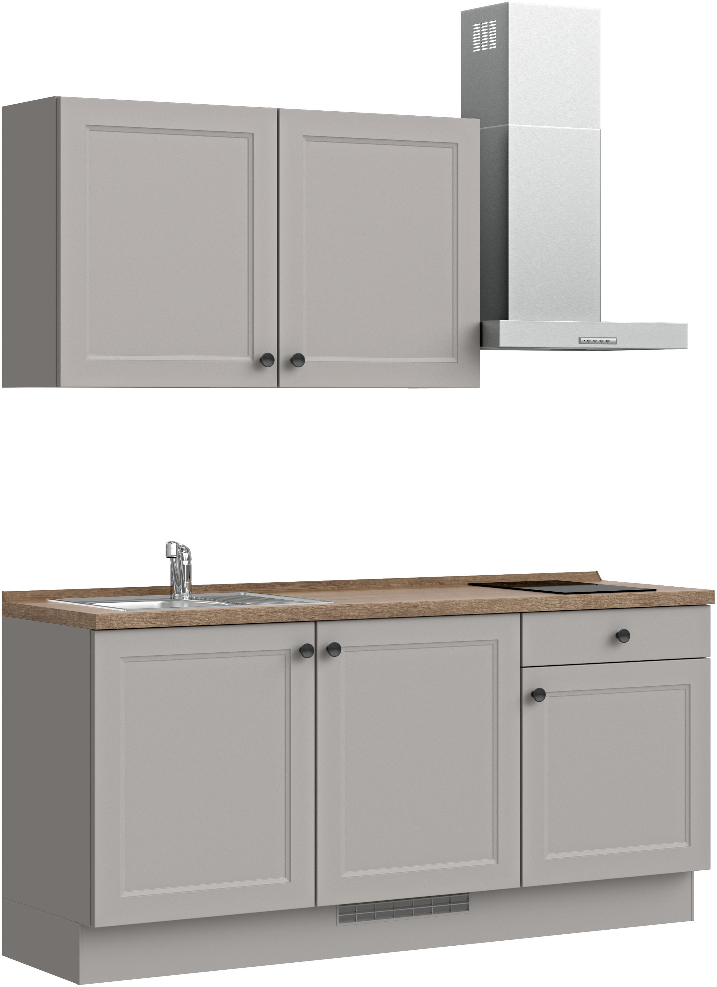 nobilia® Küchenzeile »"Cascada I"«, vormontiert, Ausrichtung wählbar, Breite 180 cm, wahlw. mit E-Geräten
