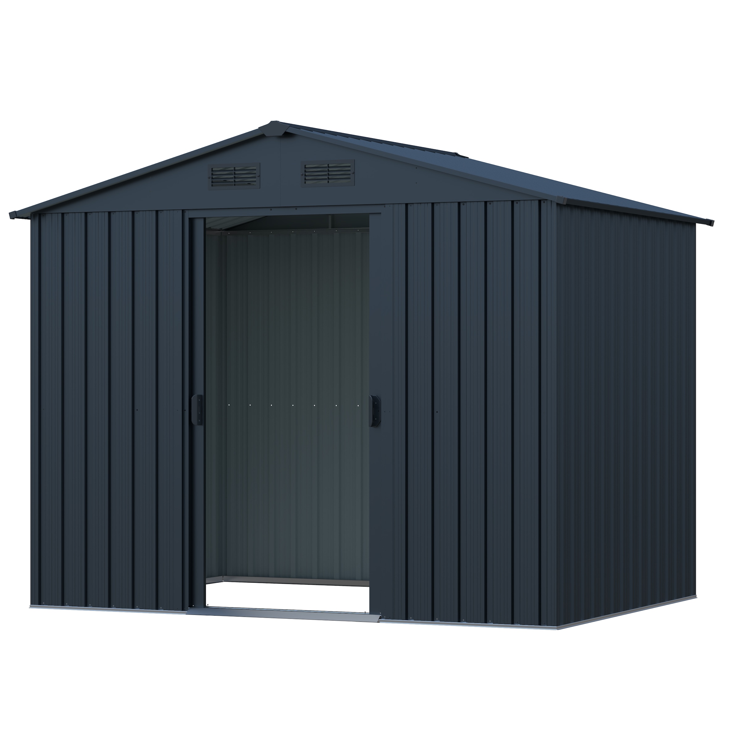 GARDEN 'N' MORE Gerätehaus »Pultdachhaus Basic plus« einfacher Aufbau, Langlebig, mit Lüftungsschlitzen