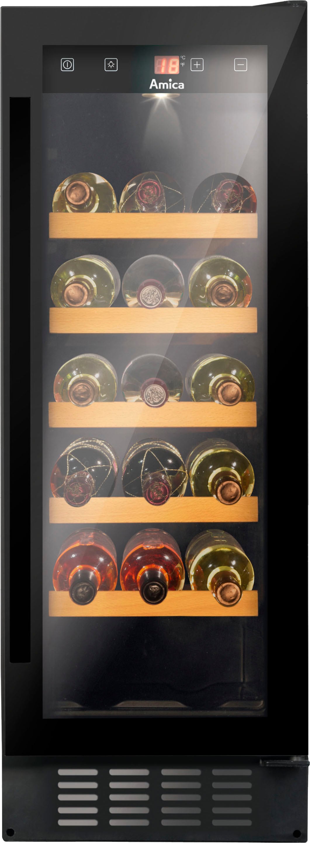 Amica Weinkühlschrank »WK 341 115 S«, für 20 Standardflaschen á 075l,  Standkühlschrank auf Rechnung kaufen