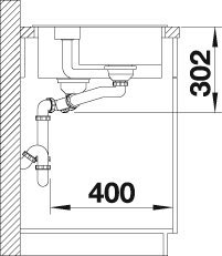 Blanco Granitspüle »COLLECTIS 6 S« aus SILGRANIT®, inkl. Depot-Schale mit Deckel