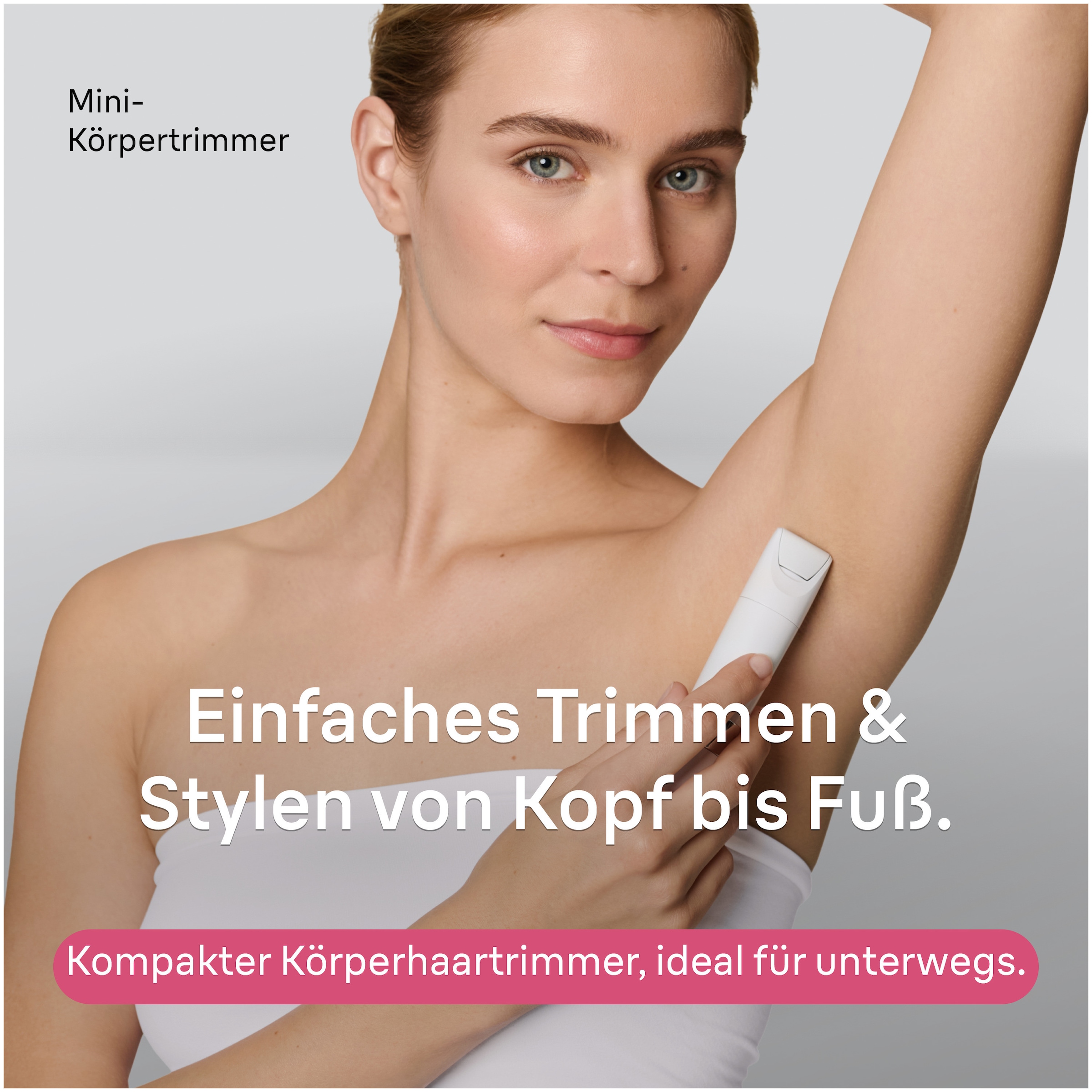 Braun Elektrokörperrasierer »BS1000« 1 Stk. Aufsätze Körpertrimmer zum einfachen Trimmen & Formen, + 1 Extra, BS1000, Weiß