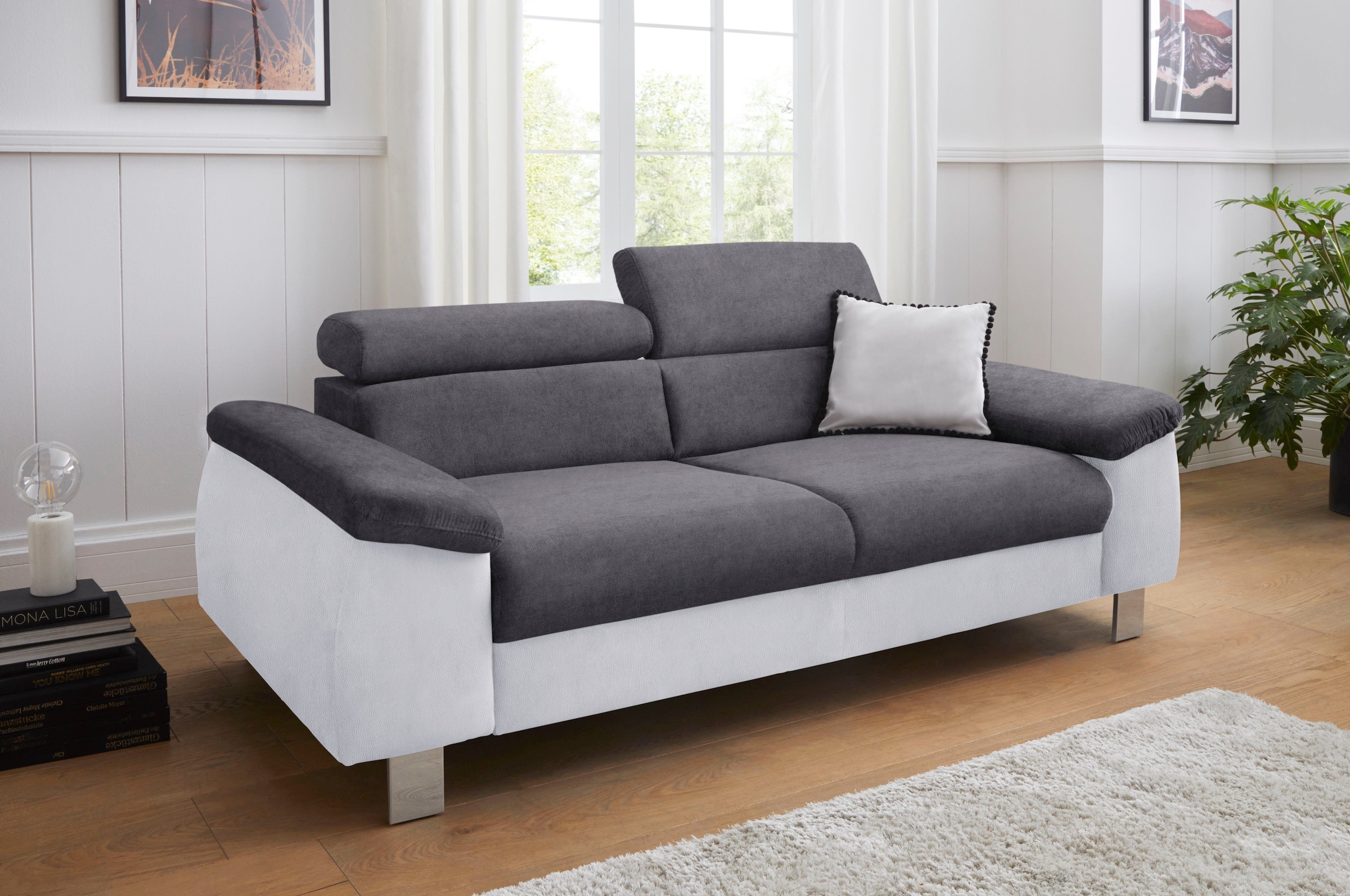 COTTA Polstergarnitur »Komaris, B: 193 bzw. 100 cm« Set, Set: 3er-Sofa & Ho günstig online kaufen
