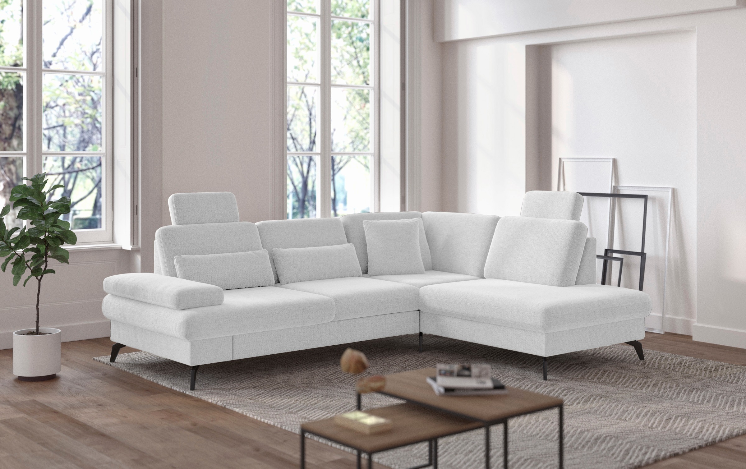 sit&more Ecksofa »Morris L-Form, inkl. Sitztiefenverstellung«, wahlweise mi günstig online kaufen