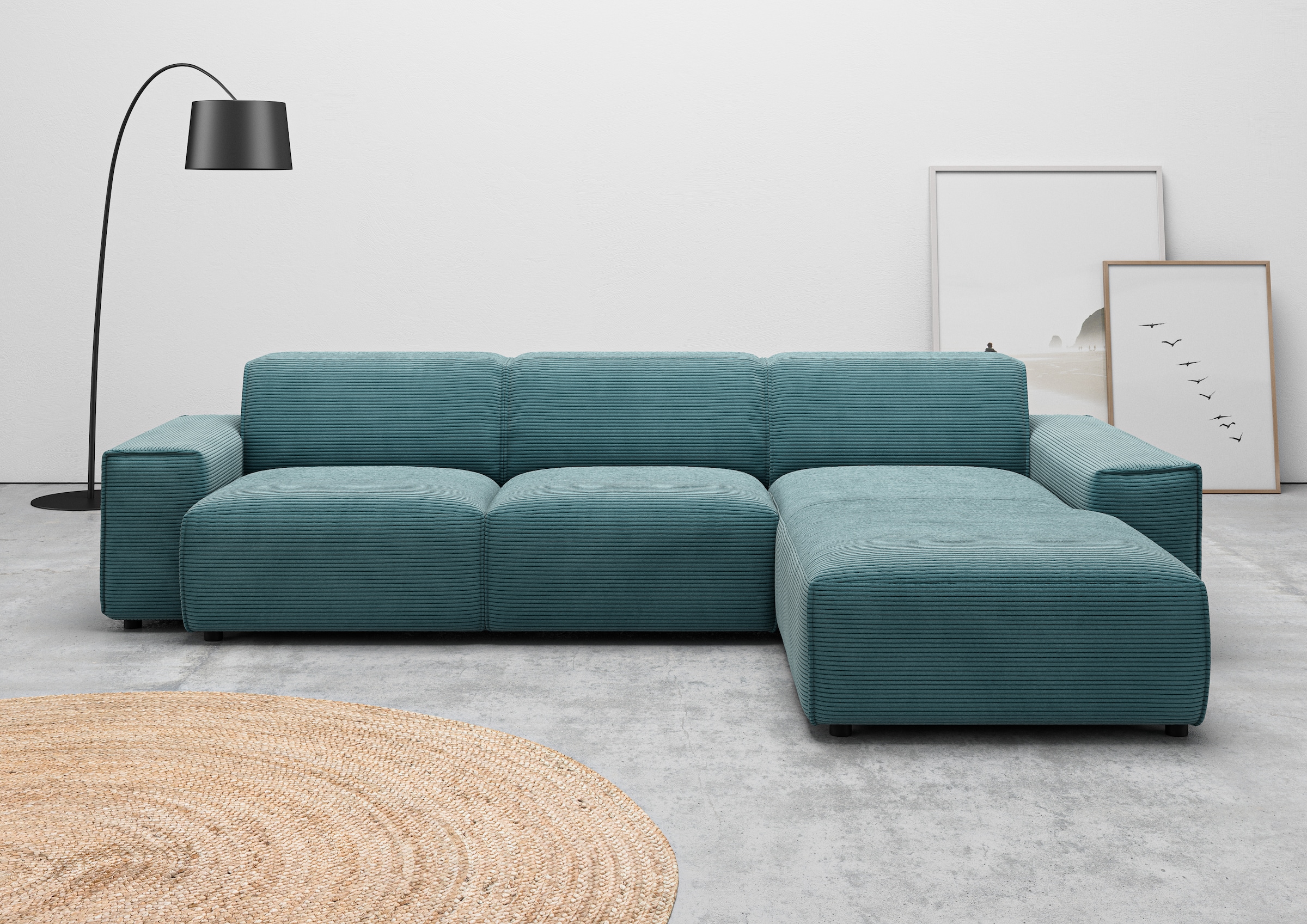 Home affaire Ecksofa »Glimminge auch in Breitcord, Feincord, Bouclé + Easy günstig online kaufen