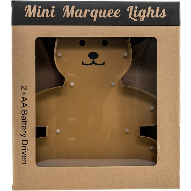 MARQUEE LIGHTS LED Dekolicht »Teddy«, 18 flammig-flammig, Wandlampe, Tischlampe  Teddy mit 18 festverbauten LEDs - 20x23 cm online bestellen