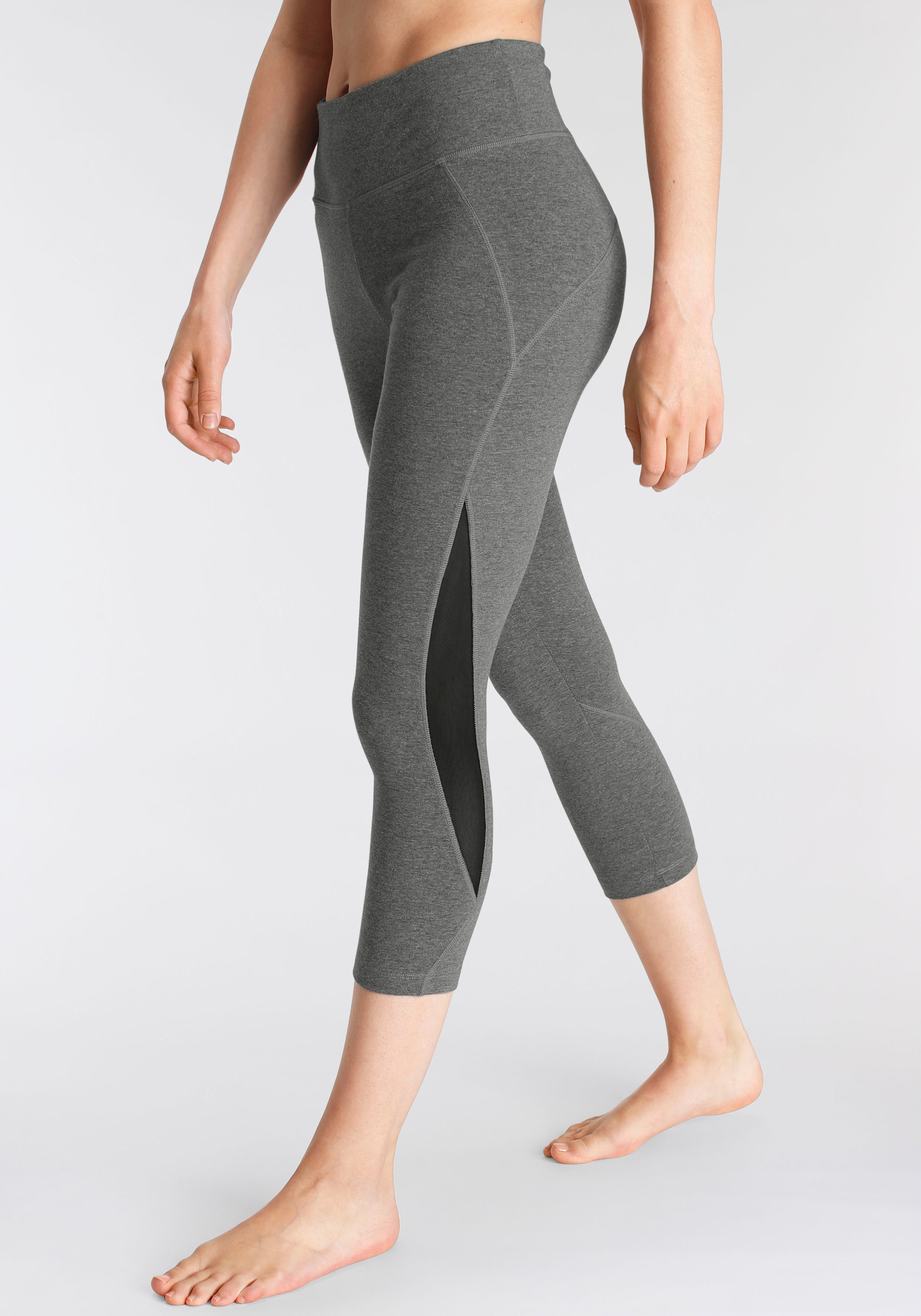 Vivance active Caprileggings, Sportleggings mit breitem Komfortbund