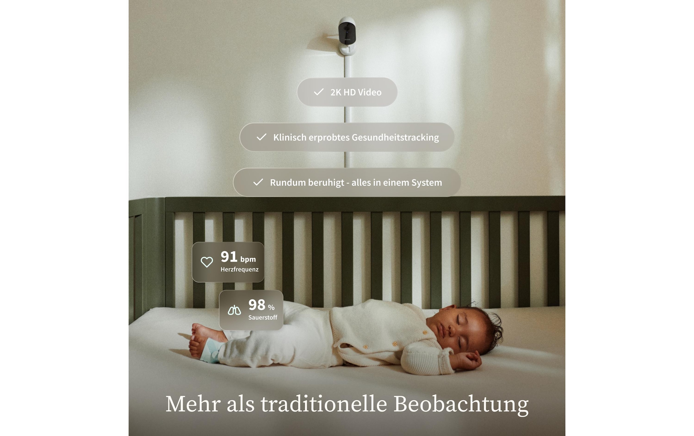   Video-Babyphone »Owlet Dream Duo 3 Dusty«