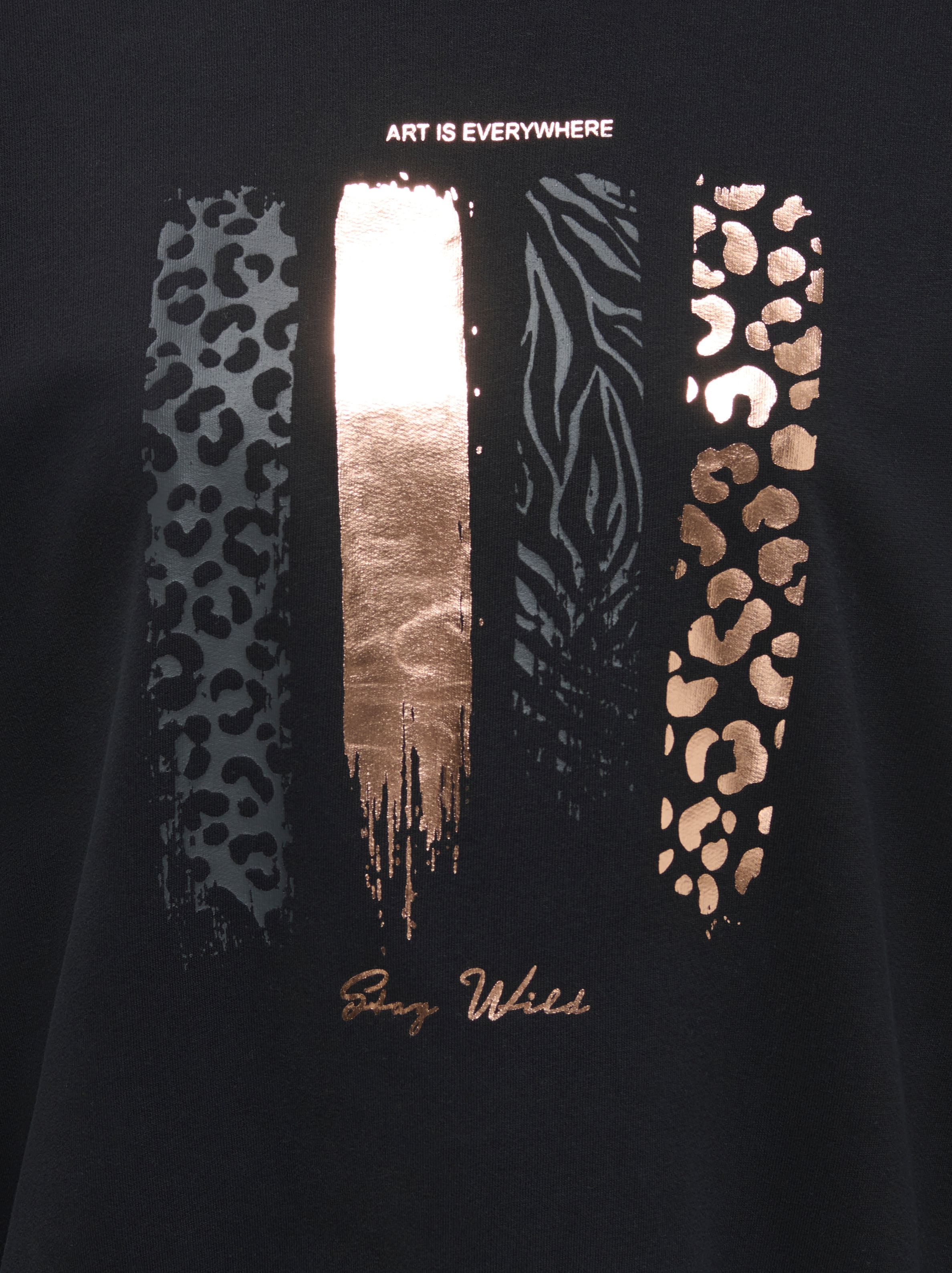 ONLY Sweatshirt »ONLBROOKY L/S PRINT UB CS SWT«, Baumwollmischung, regular fit

