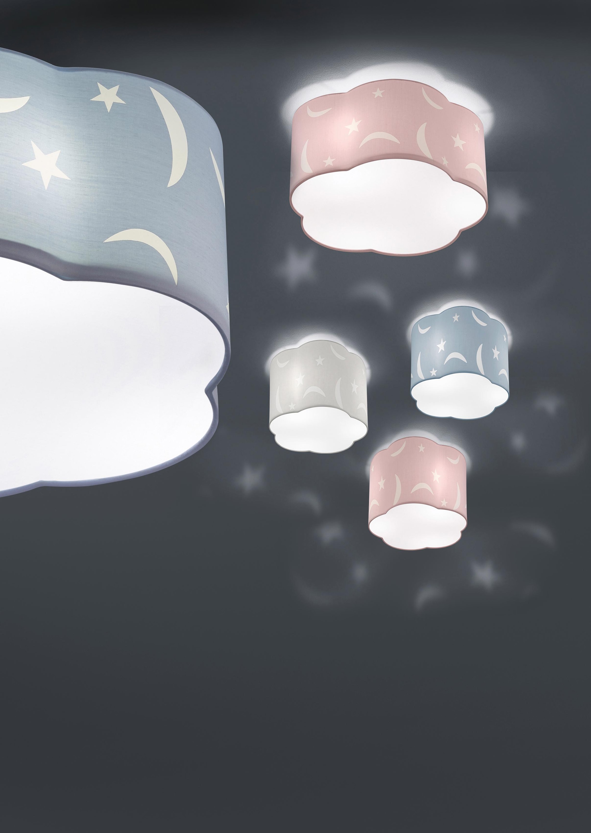TRIO Leuchten »MOONY«, 3 Deckenlampe flammig-flammig, Deckenleuchte kaufen online