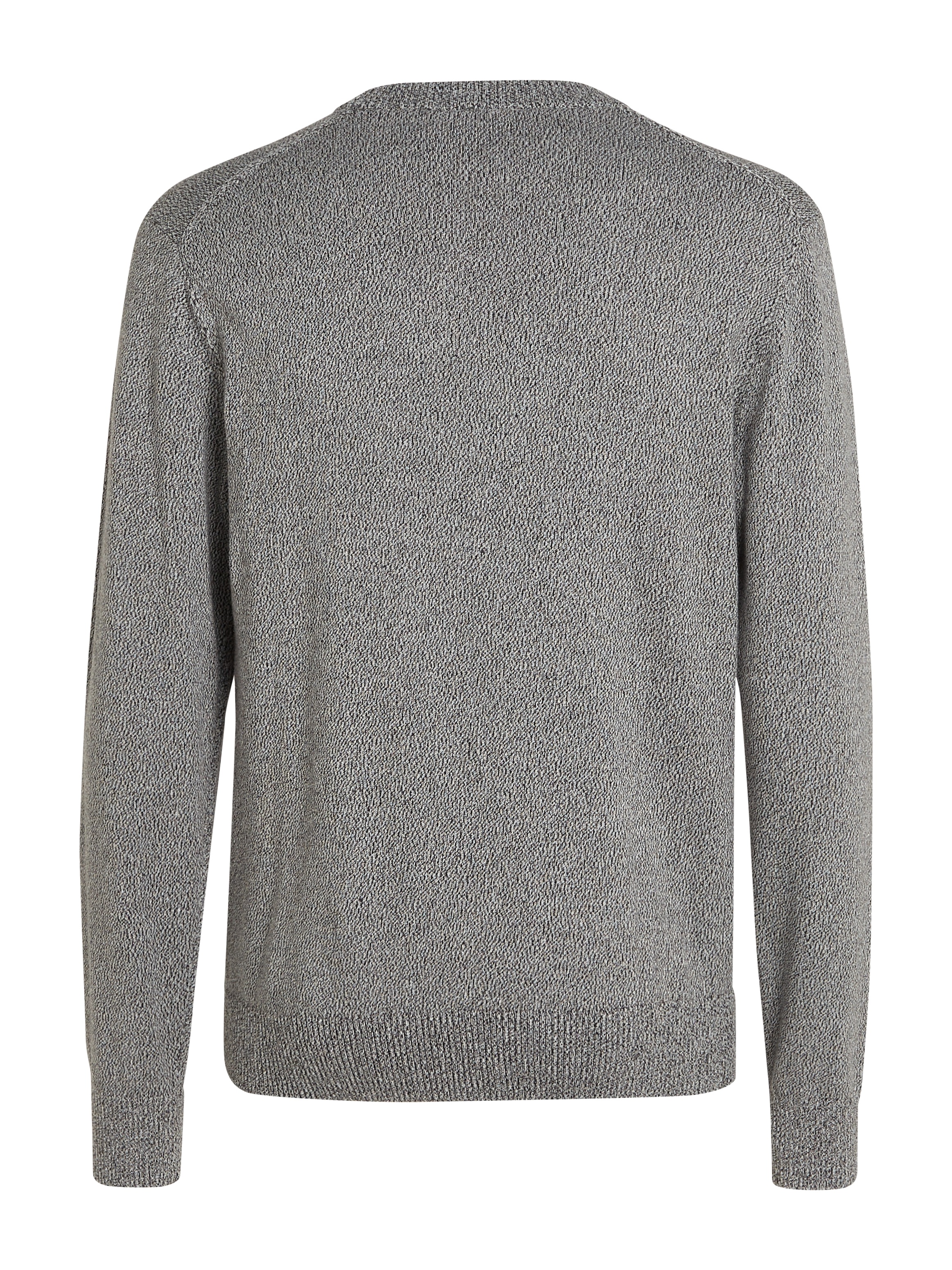Calvin Klein Rundhalspullover »MOULINE CN SWEATER«, mit Logostickerei