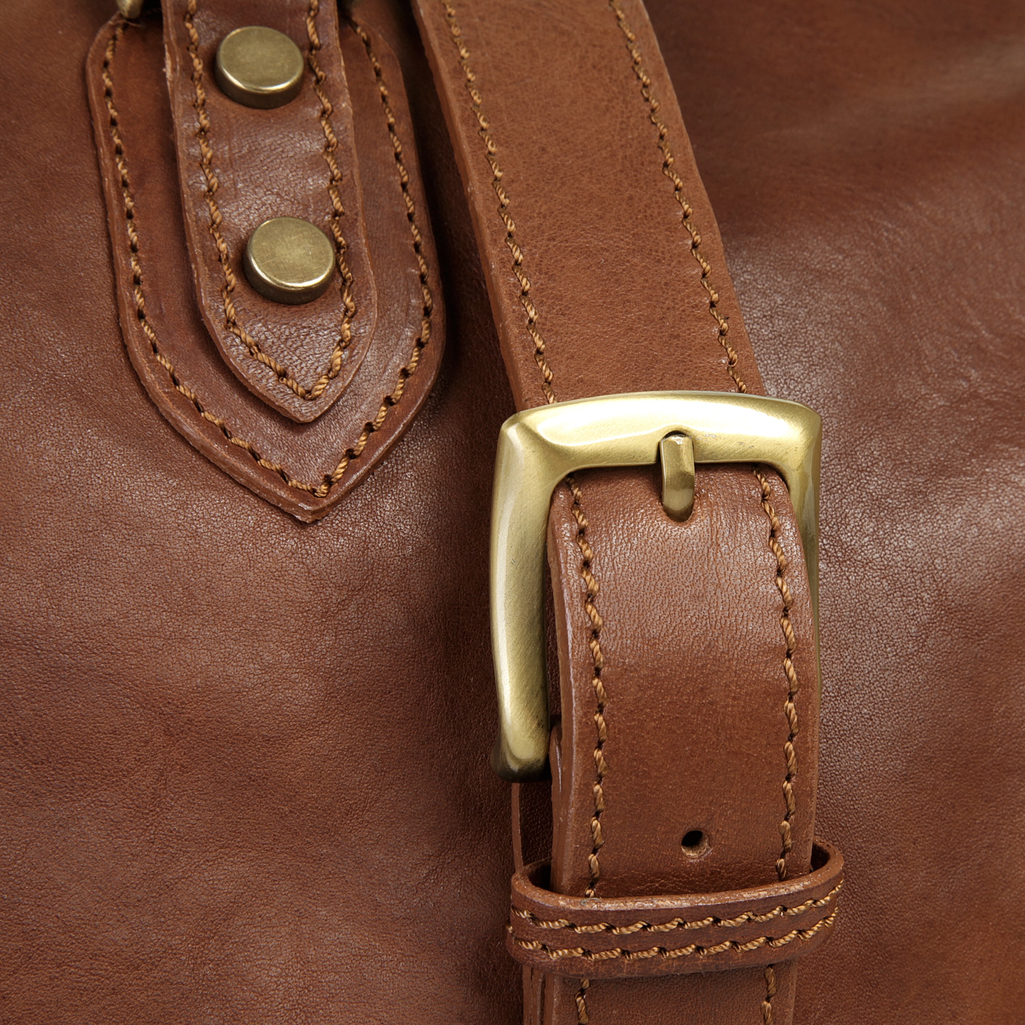 Piké Reisetasche, echt Leder, Made in Italy