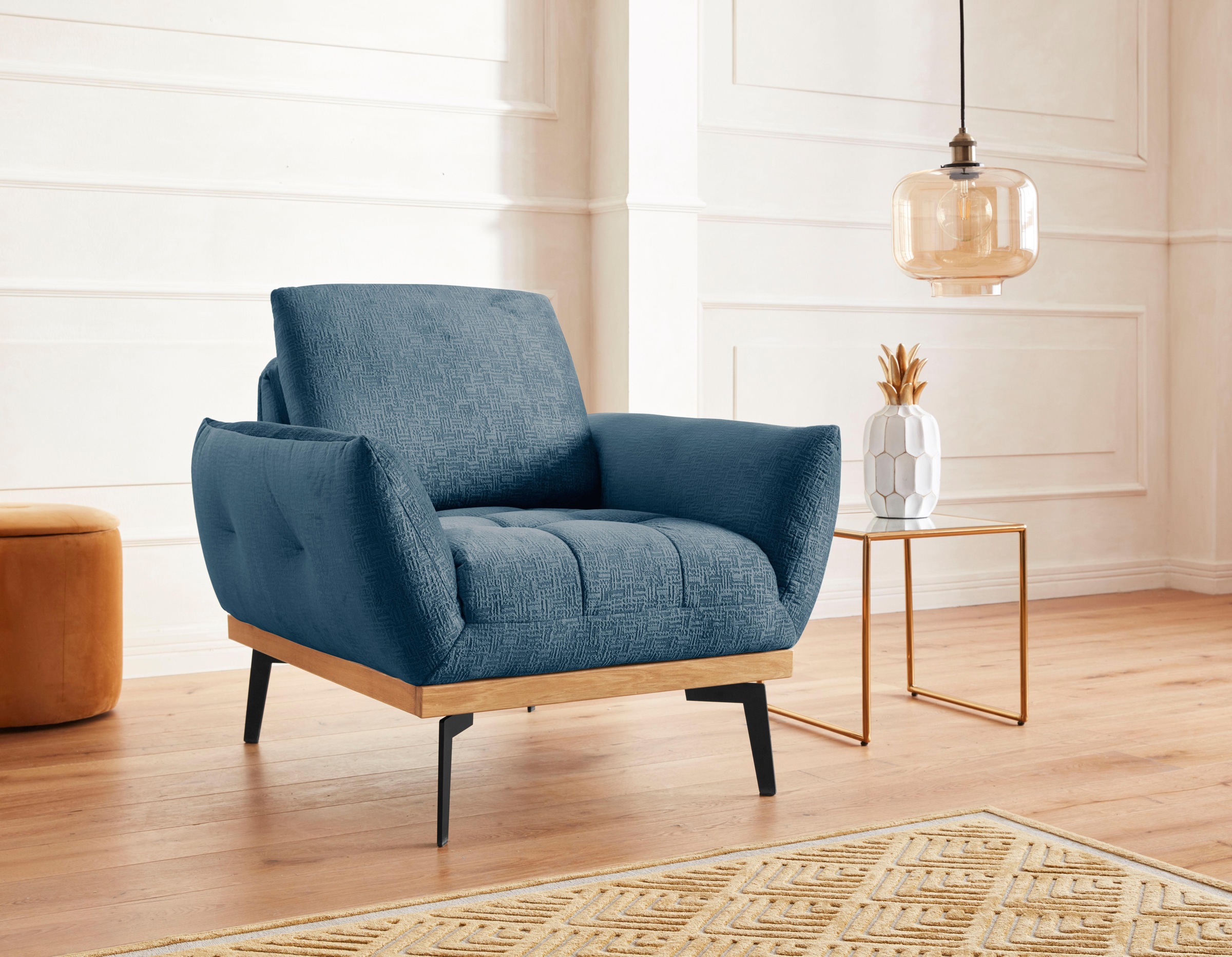 exxpo - sofa fashion Sessel »Palic, Loungesessel mit Rückenverstellung, hoh günstig online kaufen