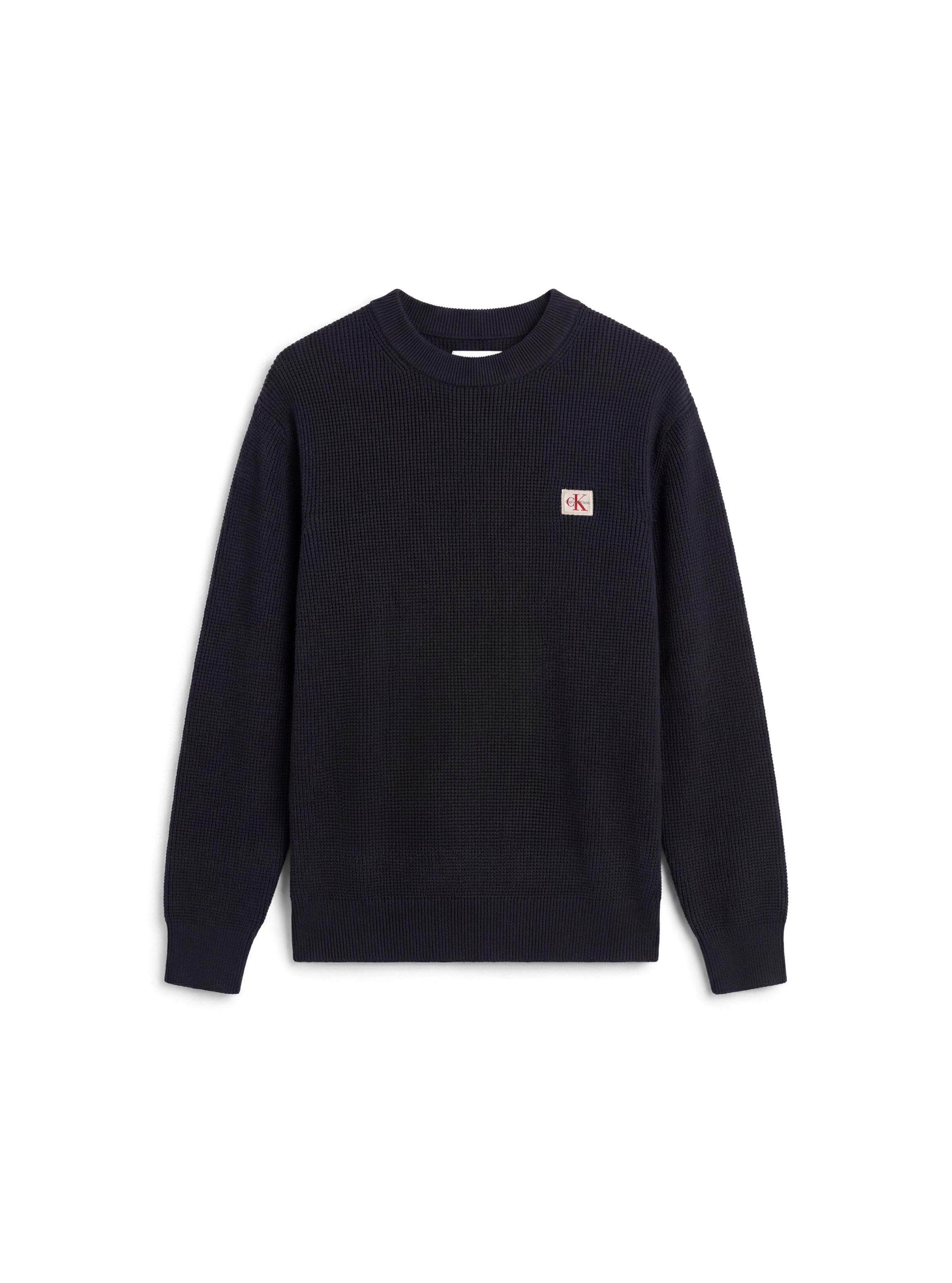 Calvin Klein Jeans Strickpullover Strukturstrick, Regular Fit