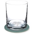 Contento Whiskyglas, (Set, 4 tlg., 2 Whiskygläser und 2 Untersetzer), Palme, 400 ml, 2 Gläser, 2 Untersetzer