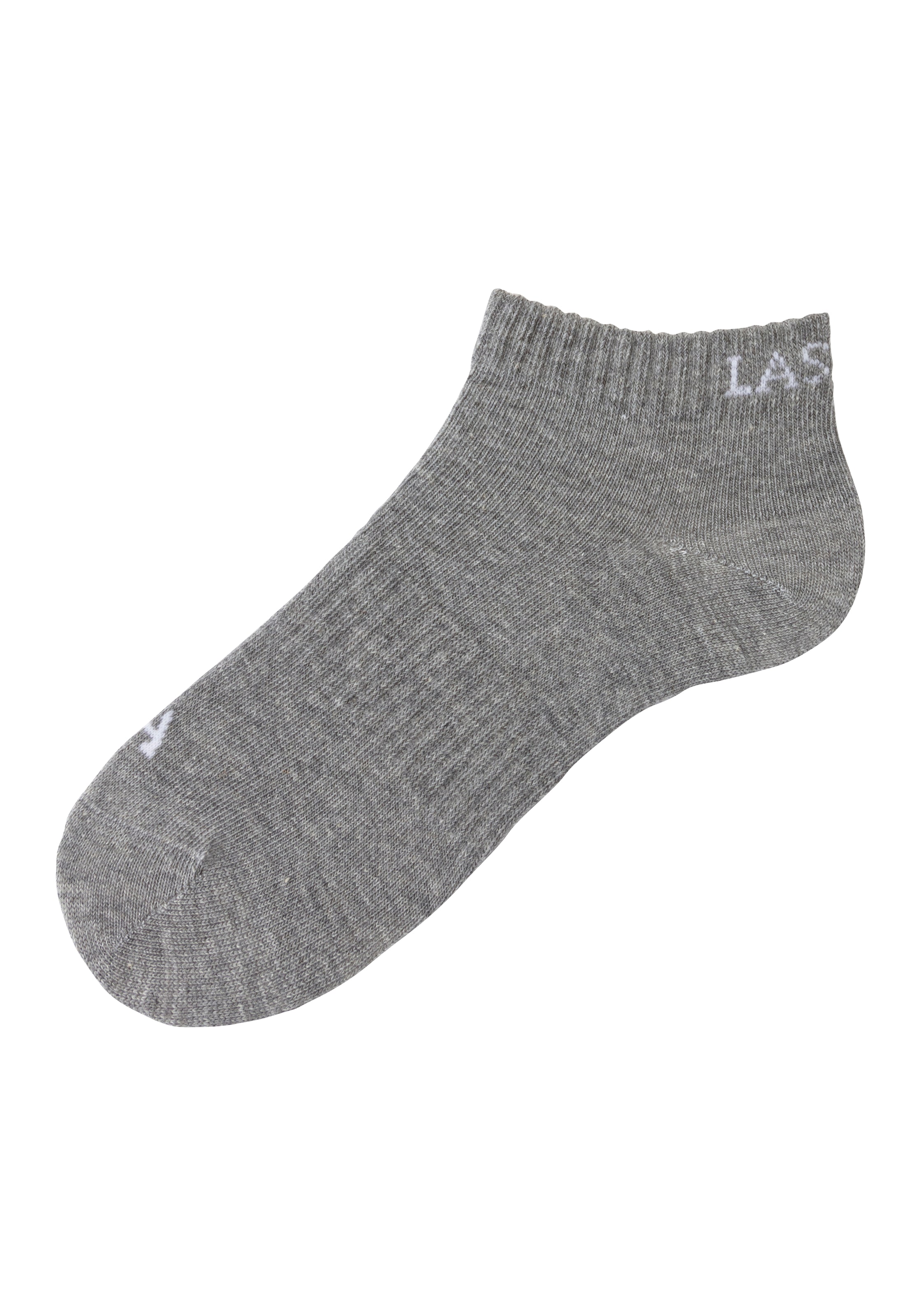 LASCANA ACTIVE Sneakersocken, (Packung, 6 Paar), mit eingestricktem Marken Logo