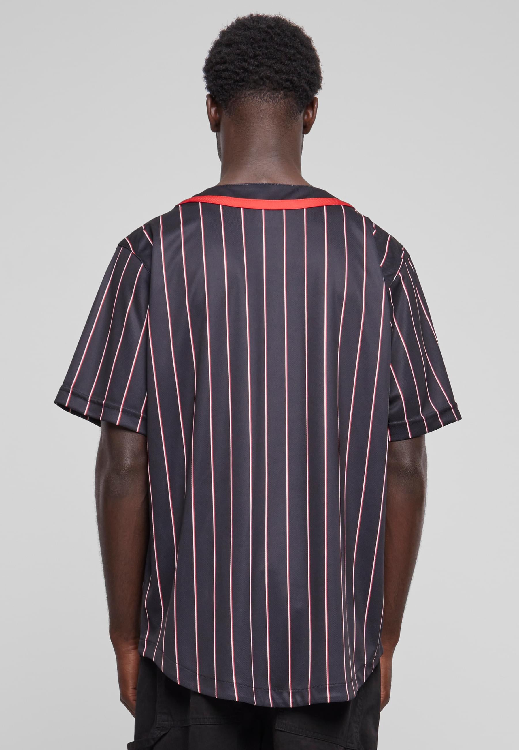 Karl Kani T-Shirt »Karl Kani Herren KM233-003-1 KK Serif Pinstripe Baseball Shirt« 1 Stk.