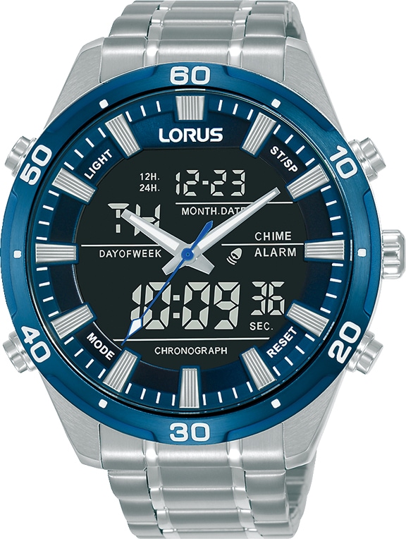 LORUS Chronograph »RW647AX9«, Armbanduhr, Quarzuhr, Herrenuhr, Stoppfunktio günstig online kaufen