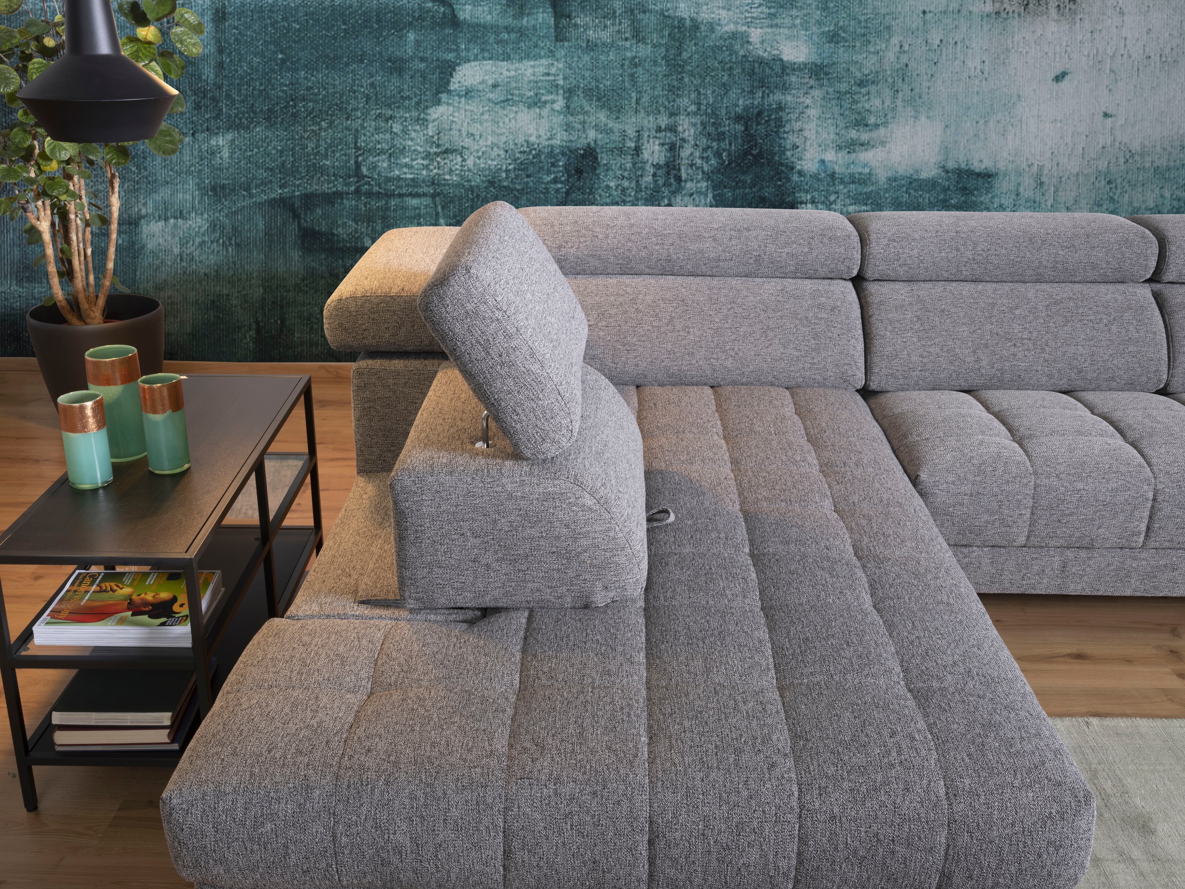 alina Ecksofa »Bahira«, Inkl. Rückenlehnen- und Sitztiefenverstellung, Breite 280 cm