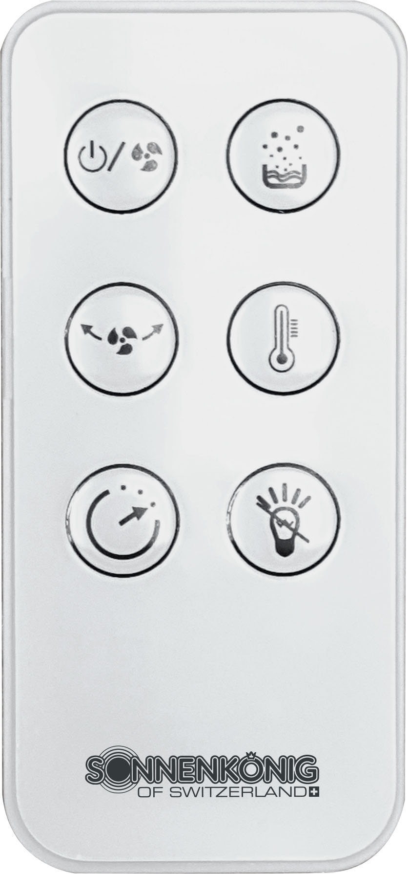 Sonnenkönig Turmventilator »Air Fresh 9, Fernbedienung, 4 Stufen, 0.16L/24h, 1-8h Timer,«, Touch-Funktion, automatische Oszillation