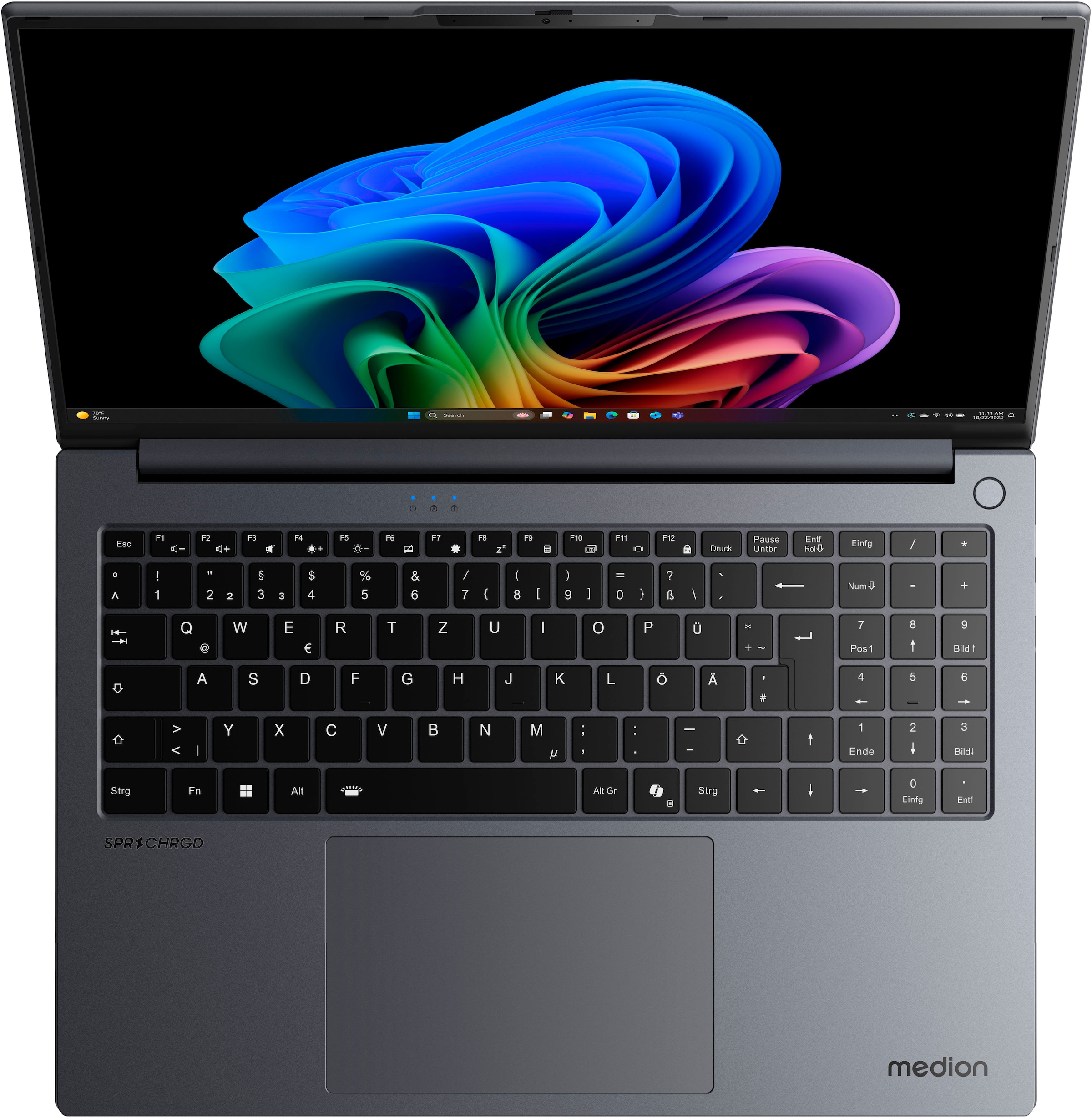 Medion® Notebook »SPRCHRGD 16 S1 OLED«, 40,6 cm, / 16 Zoll, Intel, Core Ultra 9, ARC, 2000 GB SSD