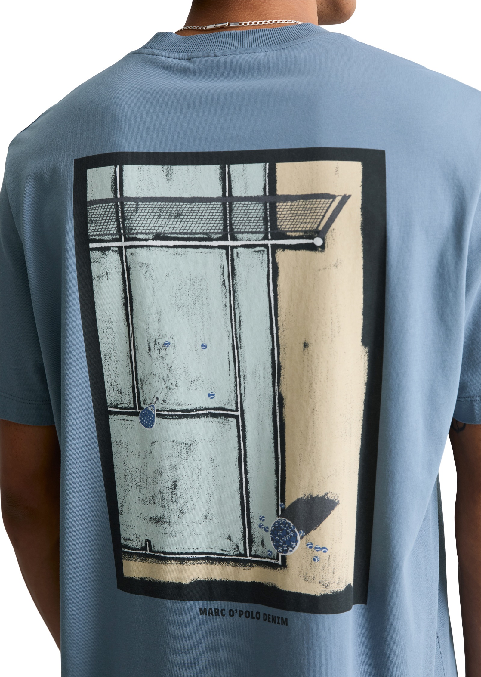 Marc O'Polo DENIM T-Shirt relaxed fit mit Rückenprint