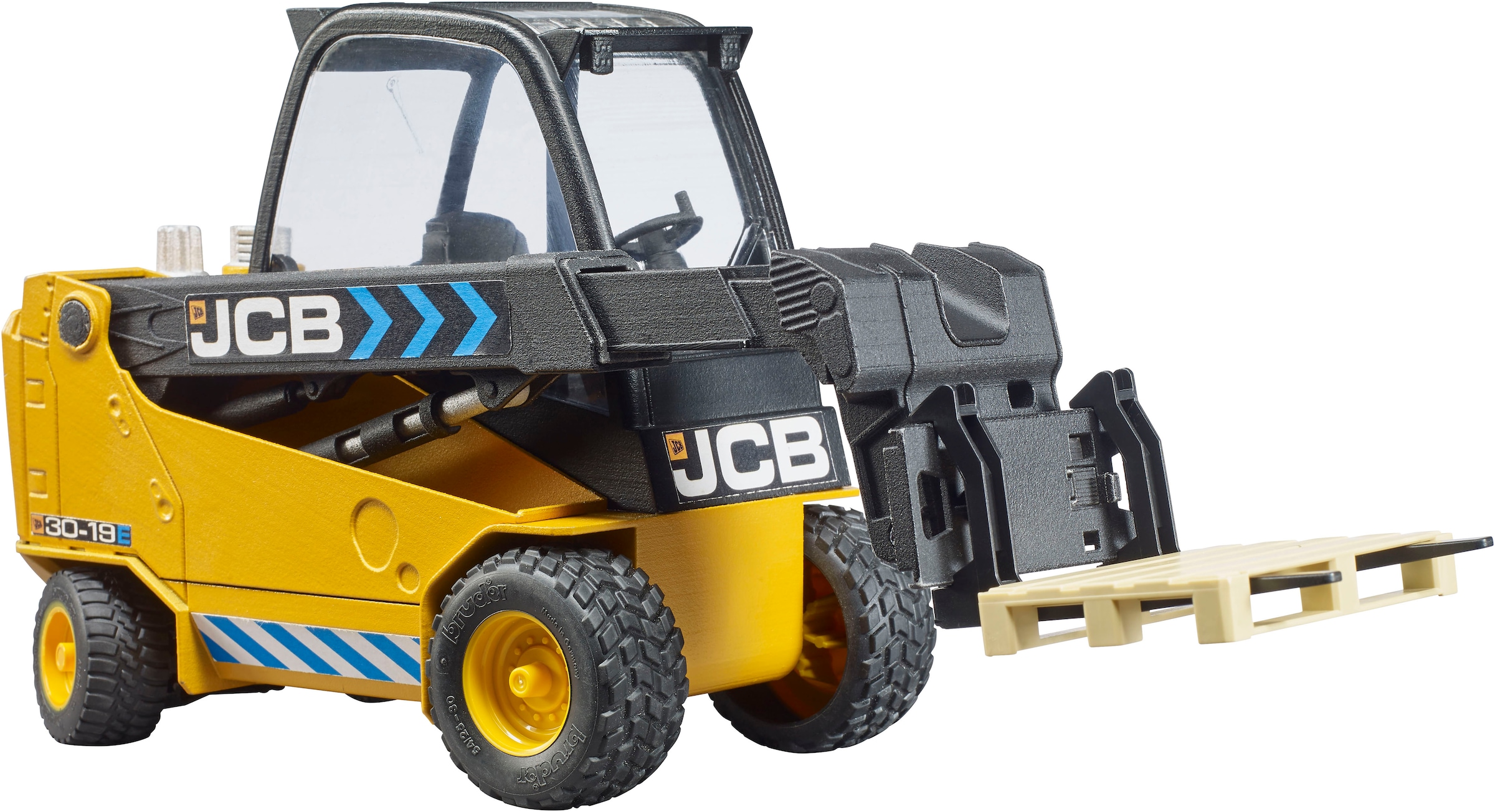 Bruder® Spielzeug-Radlader »JCB Teletruk mit Palette (02512)« Made in Europe