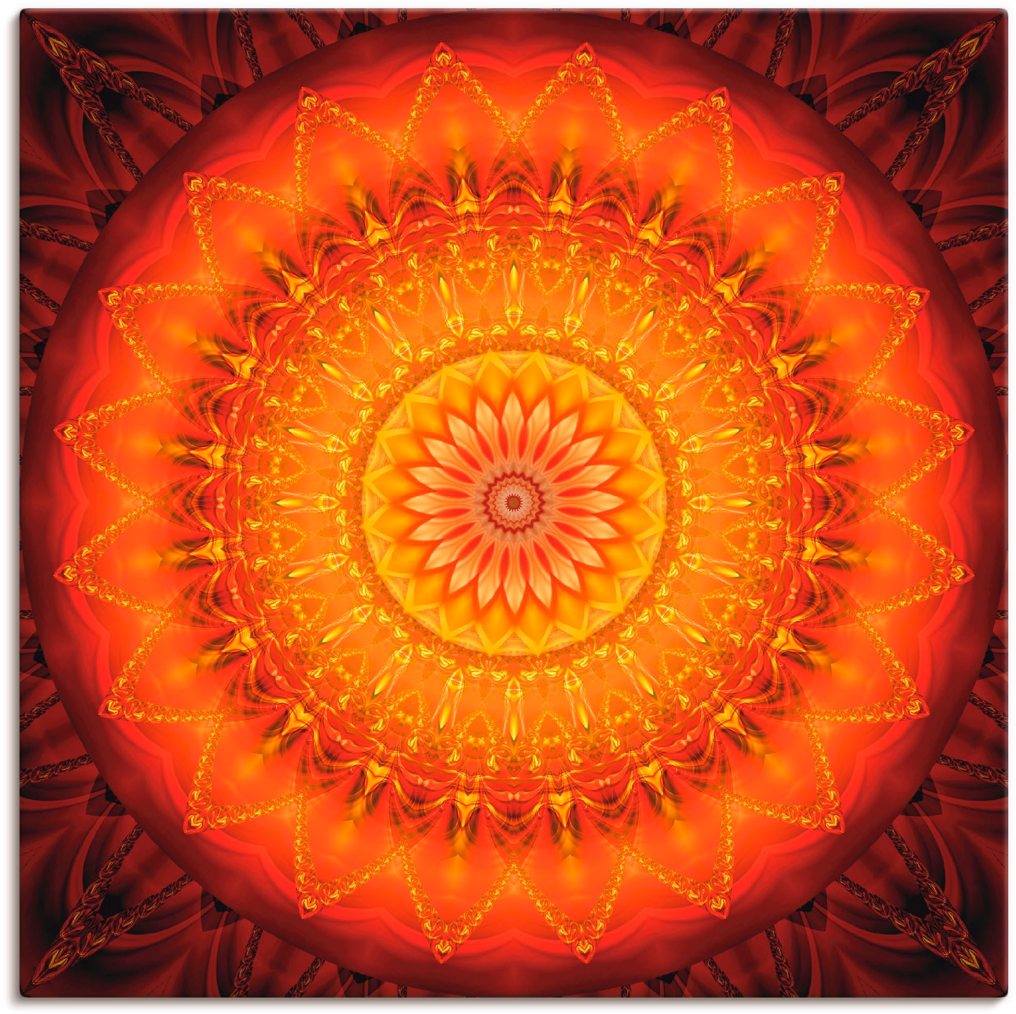 Artland Wandbild »Mandala (1 oder Poster St.), 1«, online in Energie Größen als versch. Leinwandbild, Muster, Wandaufkleber bestellen