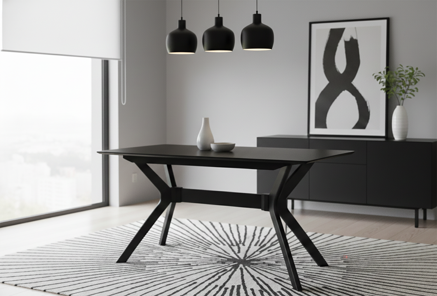 Jahnke Esstisch »DINE REX« Esstisch, Massivholz, Skandi-Look, bis zu 6 Personen, 140x80 cm