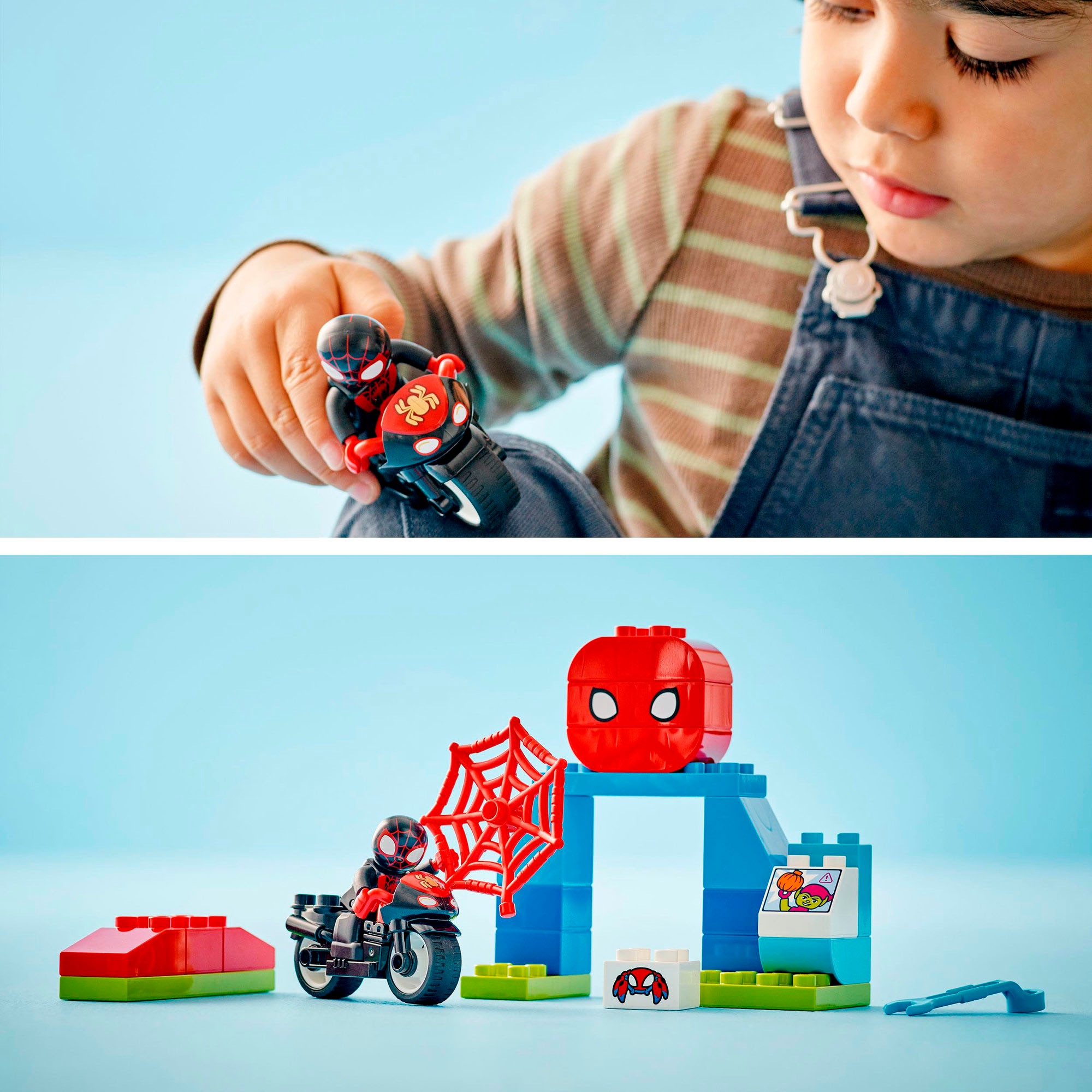 LEGO® Konstruktionsspielsteine »Spins Motorrad-Abenteuer (10424), LEGO DUPLO Disney™«, (24 St.), Made in Europe